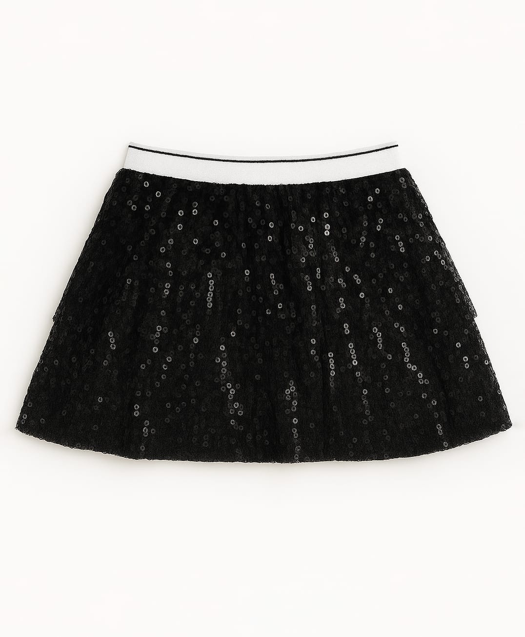ZIP ZAP ZOOP Woven Sequins Embellished Skirt - Black-picture-21