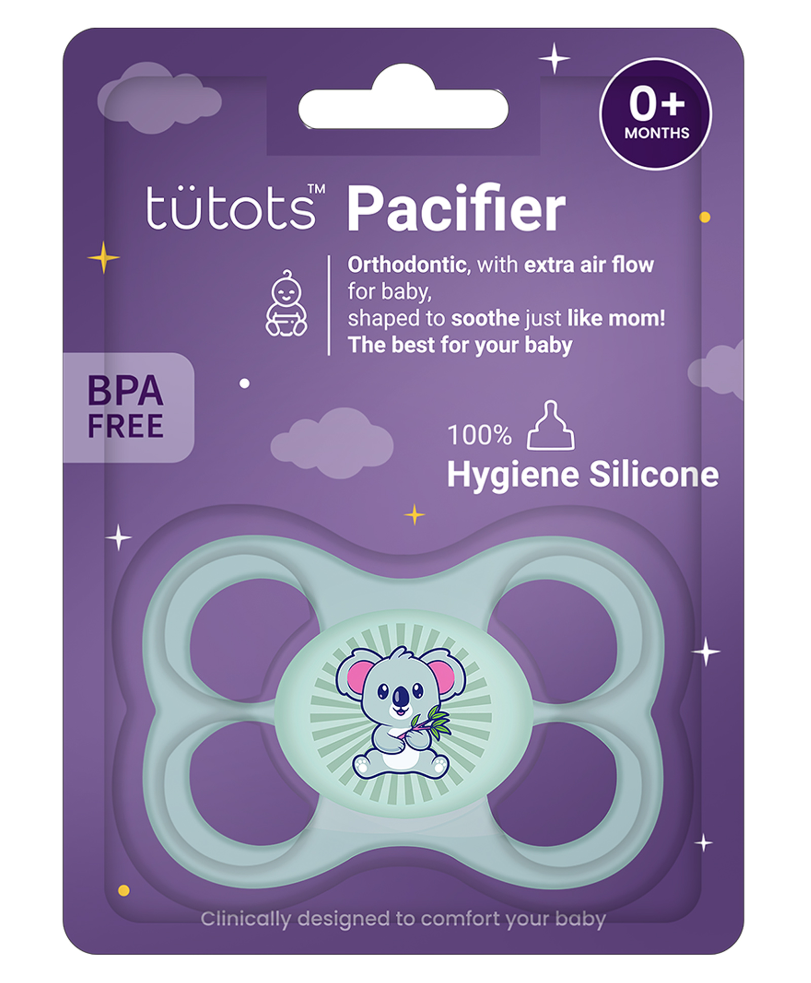 Tutots Baby Care Rainbow Pacifier Ultra Light Soft Silicone Nipple, Orthodontic Design, BPA-Free for Kids of 0+ Months +|Medium| Maroon-picture-14