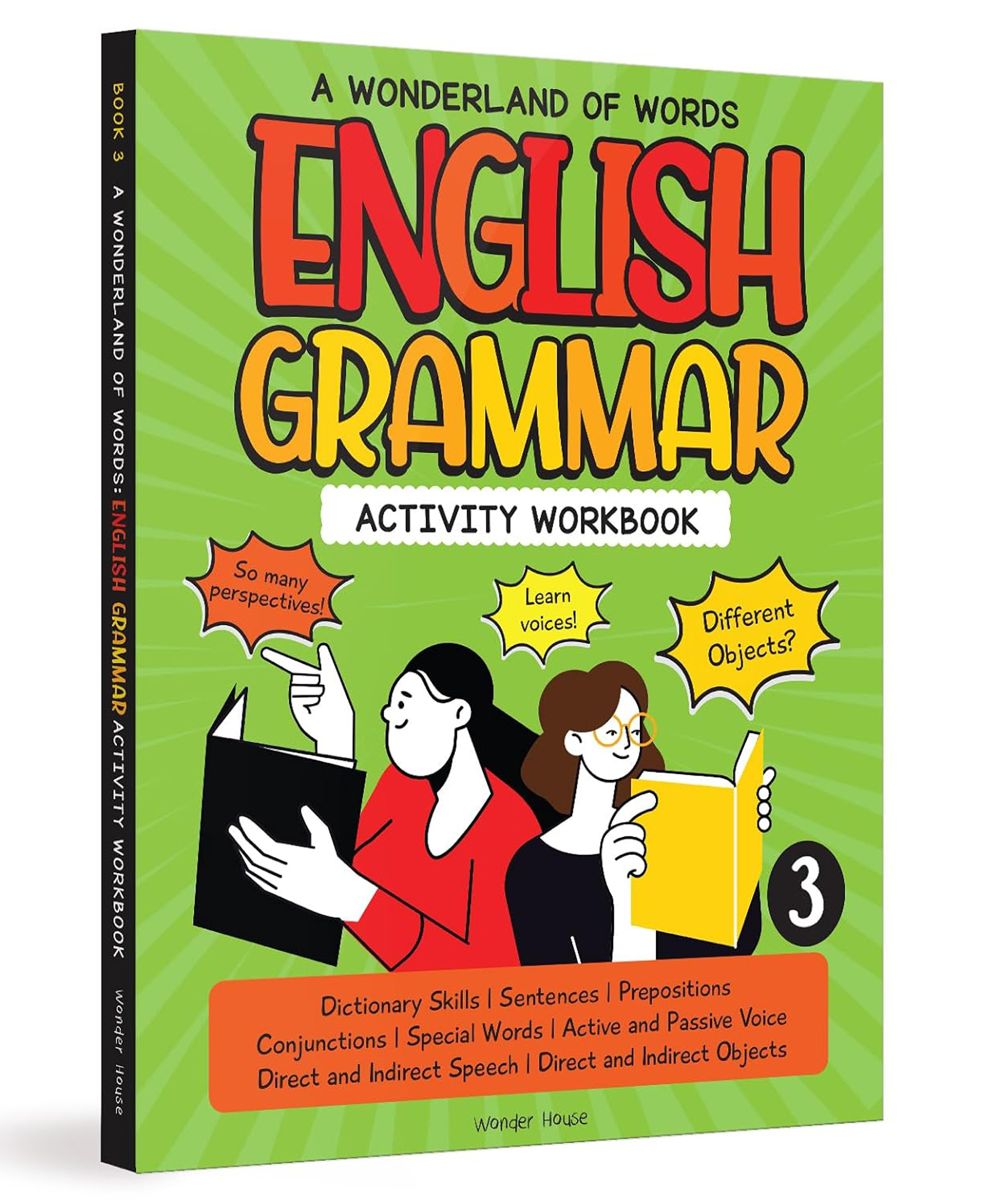 wonder house books A Wonderland Of Words: English Grammar - Level 3 Activity Workbook Activity Books Pack of 1- English-picture-27
