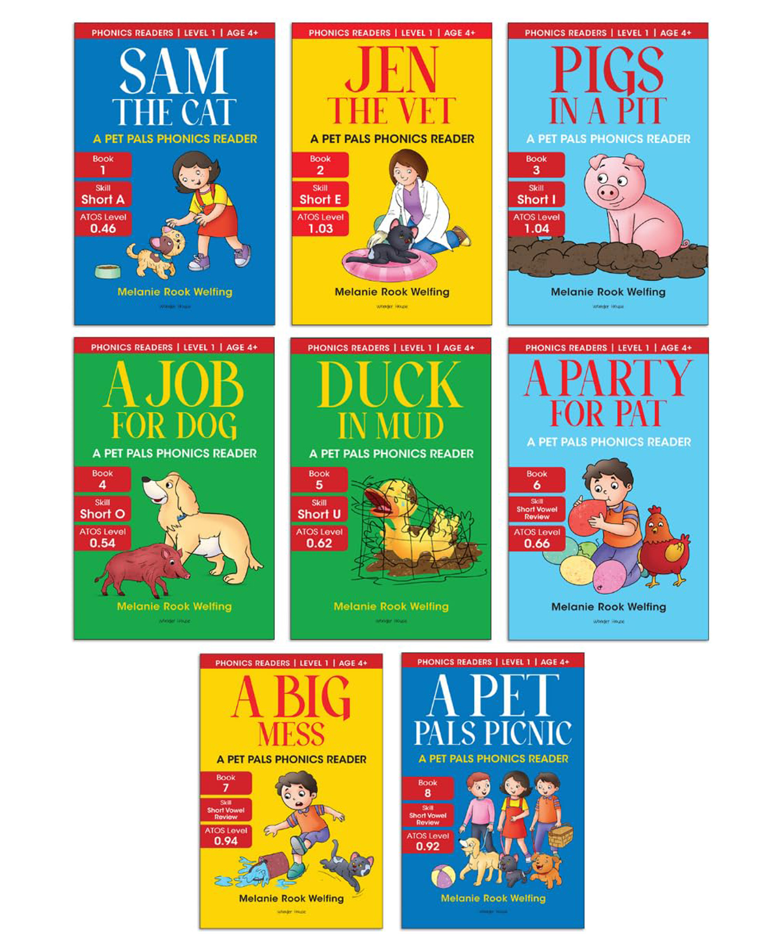 Phonics Reader Level 1 (Pack of 8) Phonics Books Pack of-8 English-image-46
