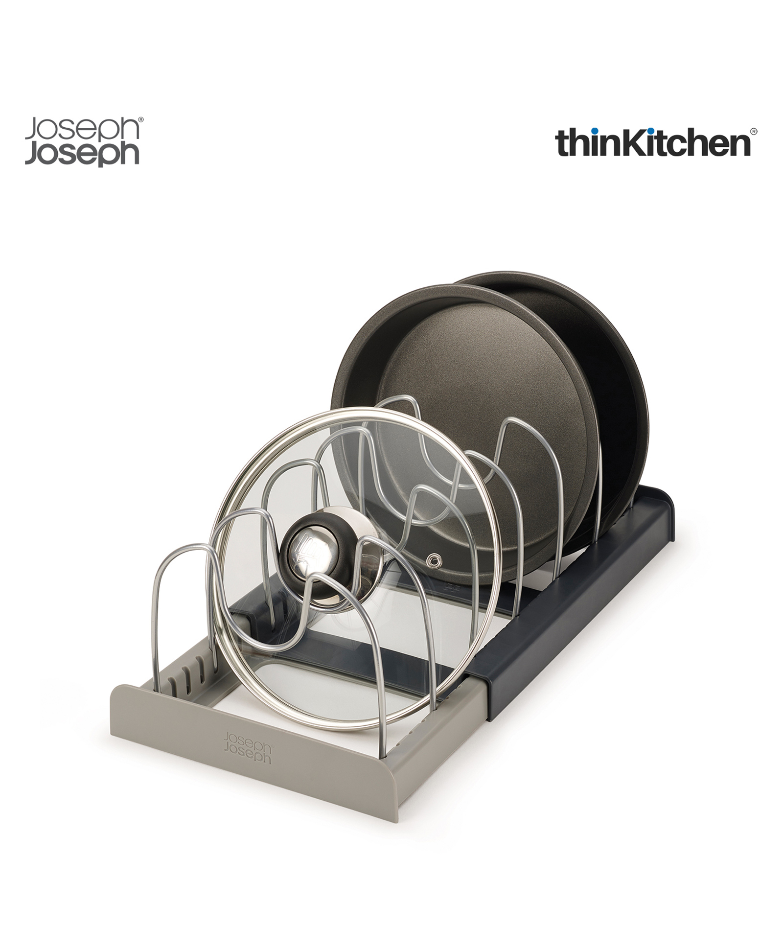 Joseph Joseph DrawerStore Expanding Cookware Organiser - Grey-image-29