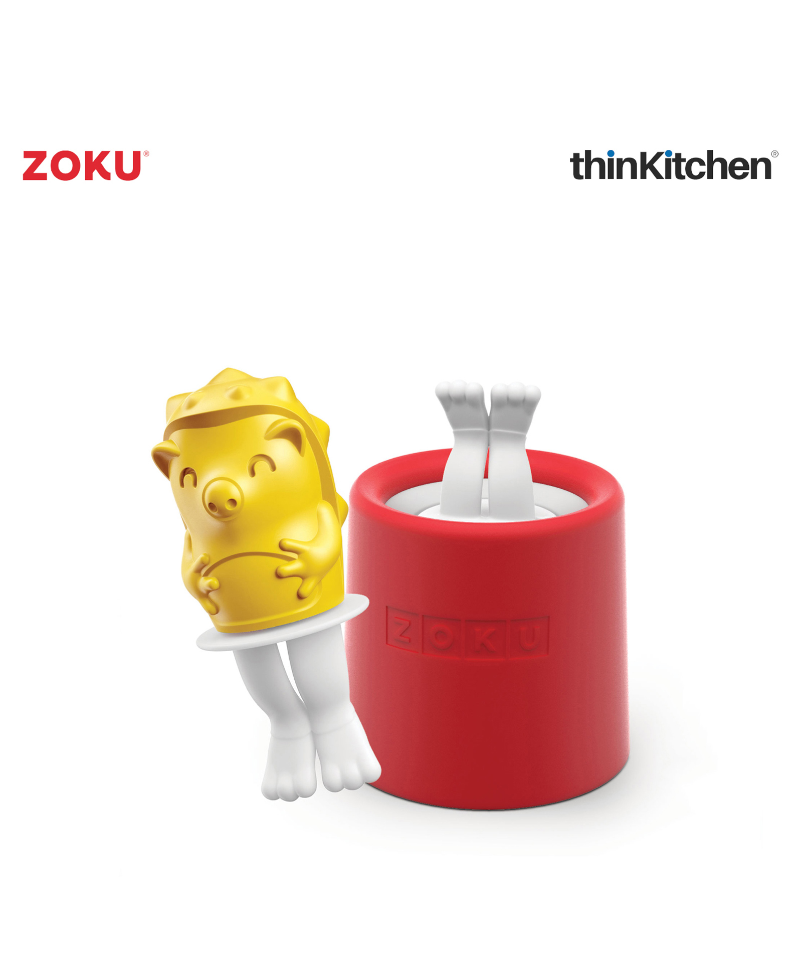 Zoku Premium Silicone Hedgehog Pop Mold 45ml with Stick & Drip Guard | BPA Free Reusable Ice Pop & Kulfi Maker | For thinKitchen-image-18