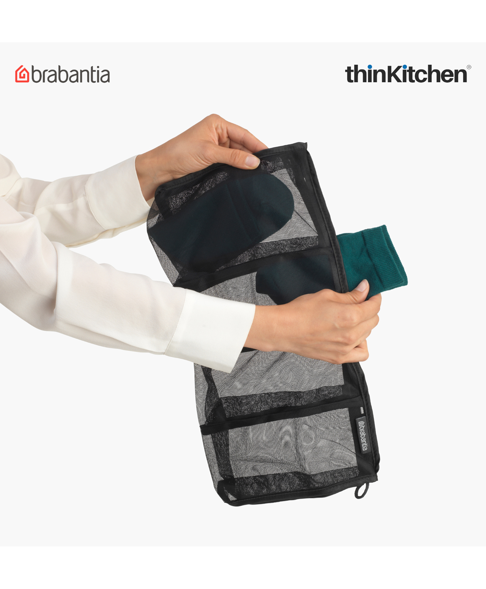 Brabantia Sock Wash Bag, Black-picture-15