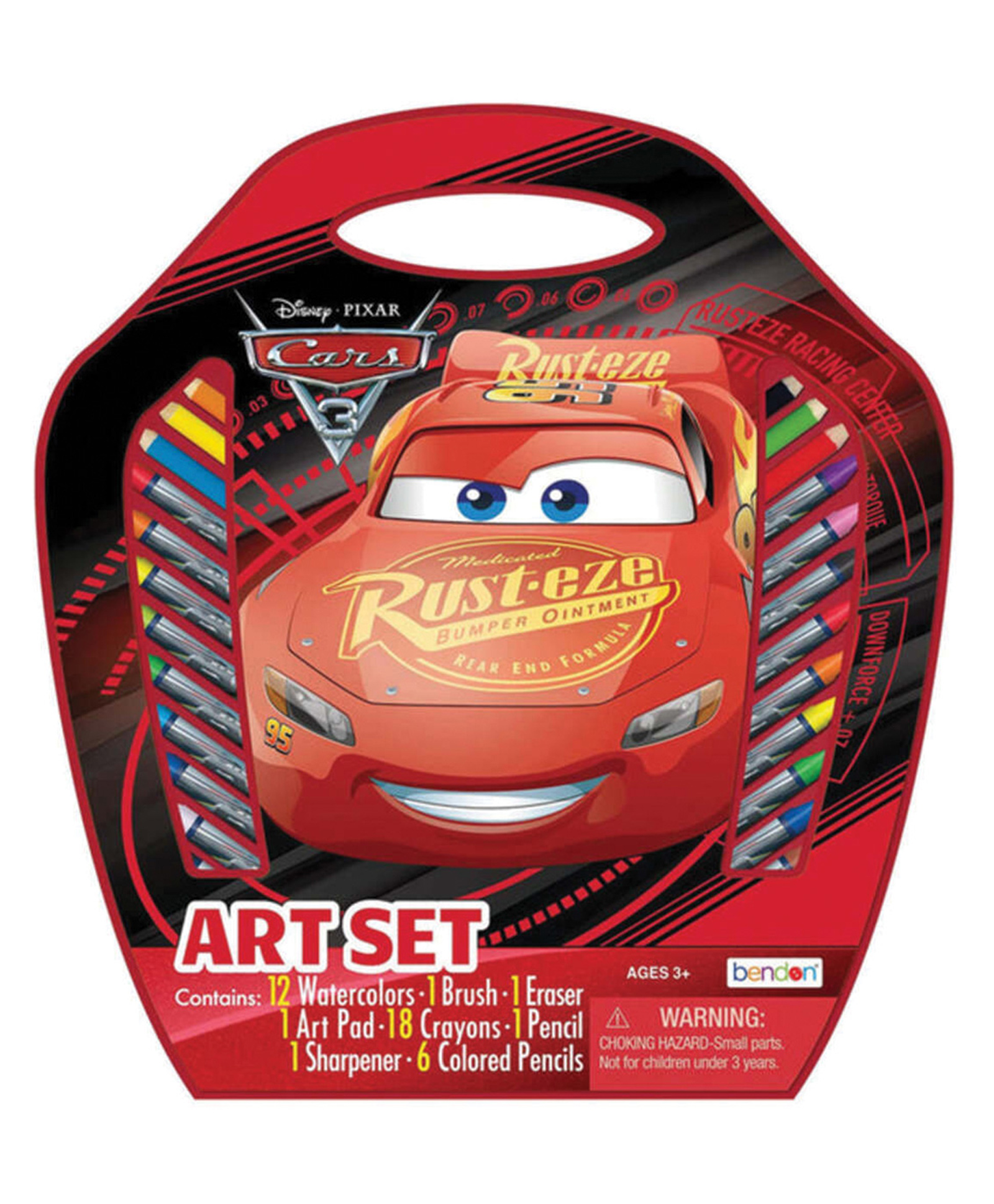 Disney Pixar Cars 3 Large Character Art Case Bilingual- English-image-5
