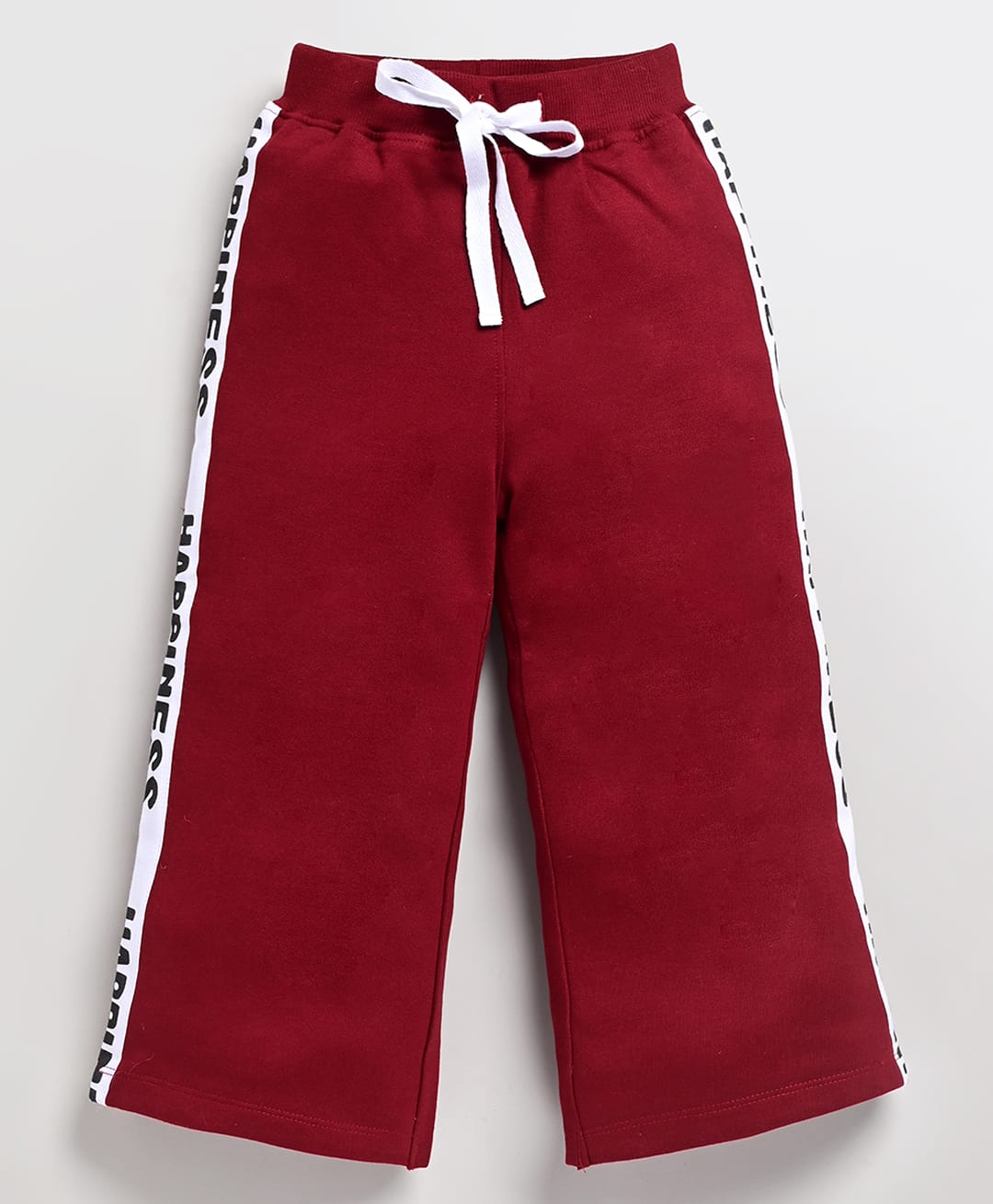 DEAR TO DAD Cotton Knit Side Tape Detailed Typography Printed Pant - Brown-picture-27