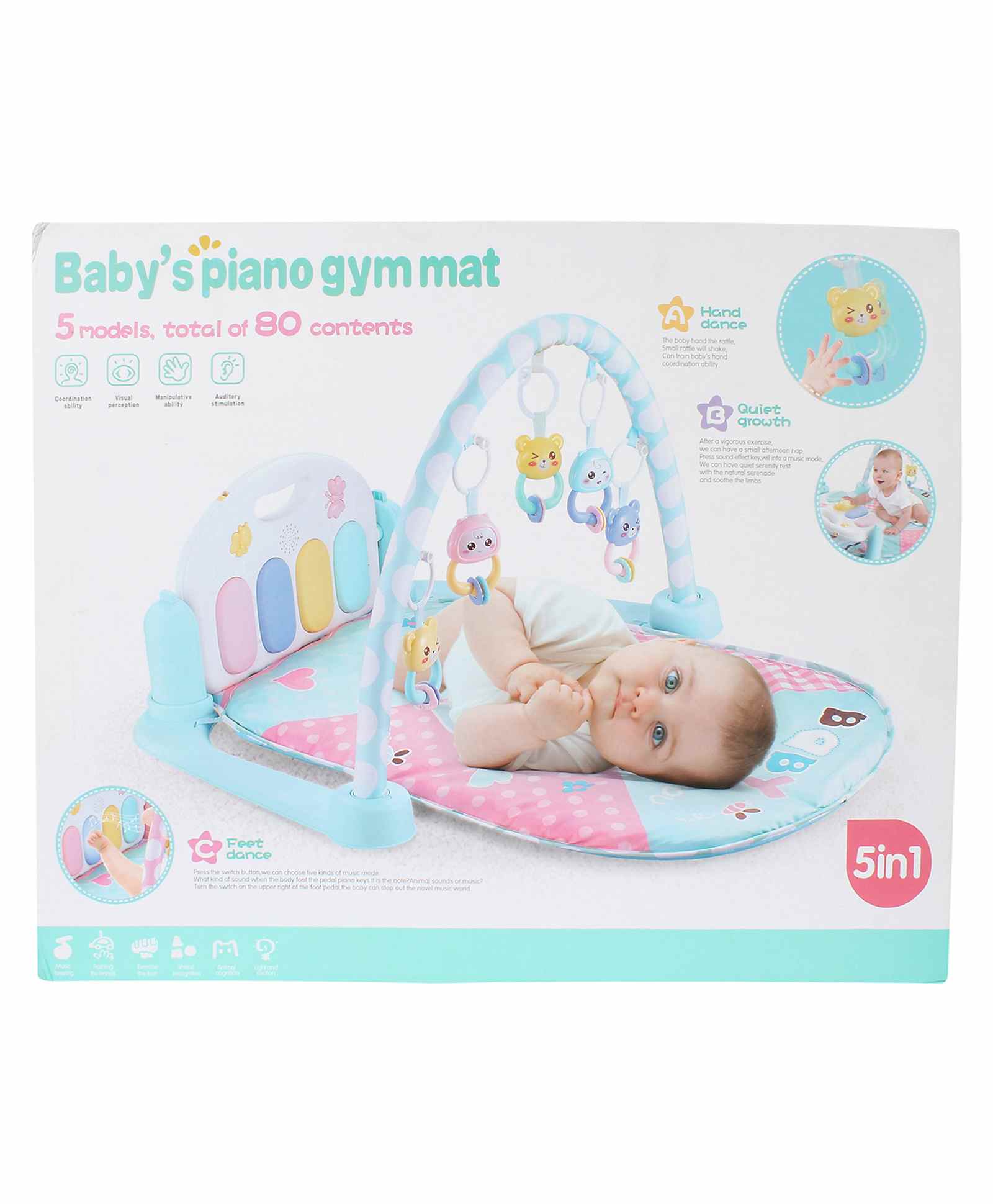 baby piano gym mat