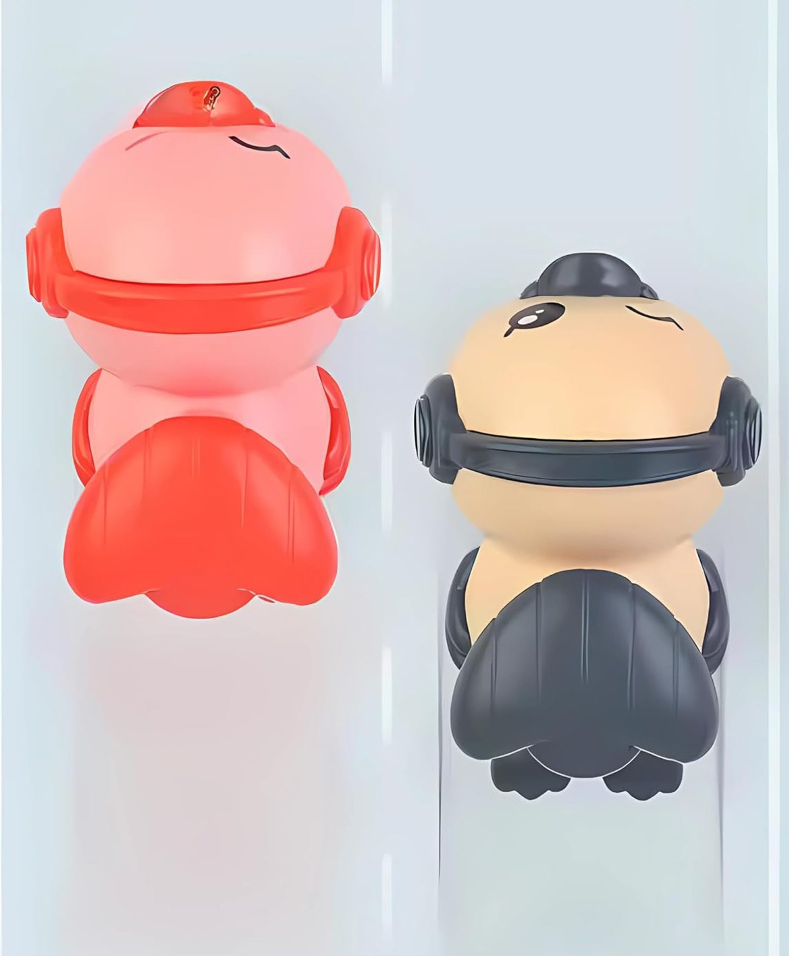 Crackles Press & Go Penguin Toy Cartoon Animal Push and Go Mini Car Friction-Powered Cute Toy for Babies & Toddlers Multicolor Pack of 1-picture-10
