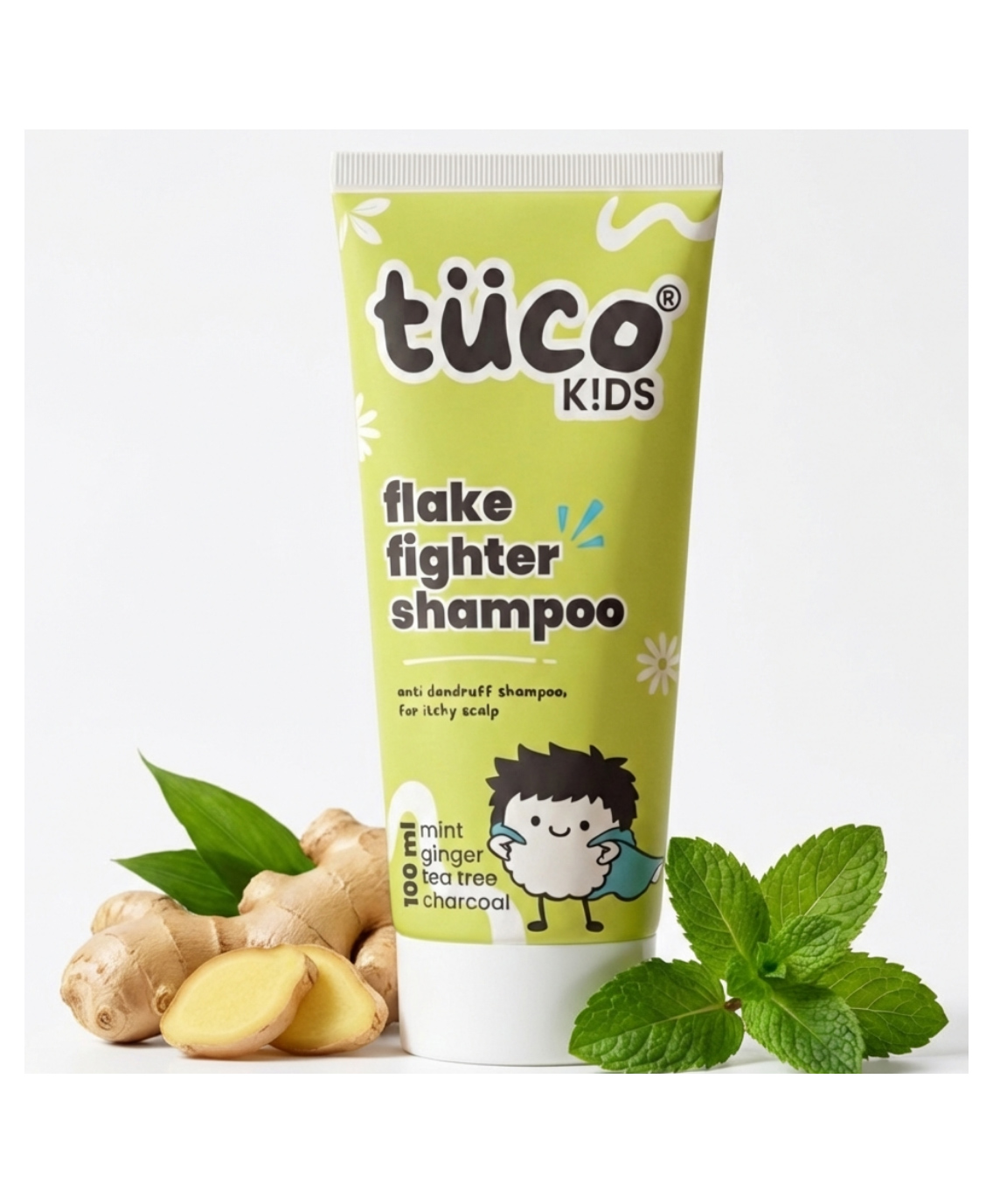 TuCo Kids Flake Fighter Anti Dandruff Shampoo | Dry & Itchy Scalp | Paraben & SLS Free |100ml (pack of 1)-picture-32