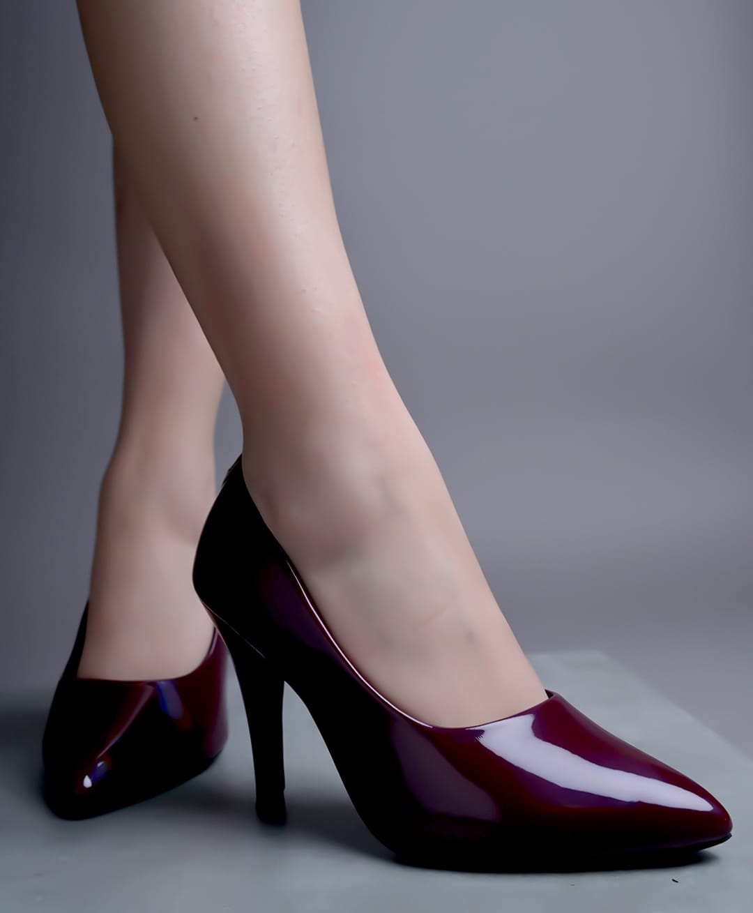 Shoetopia Solid Heel Pumps - Red-picture-19