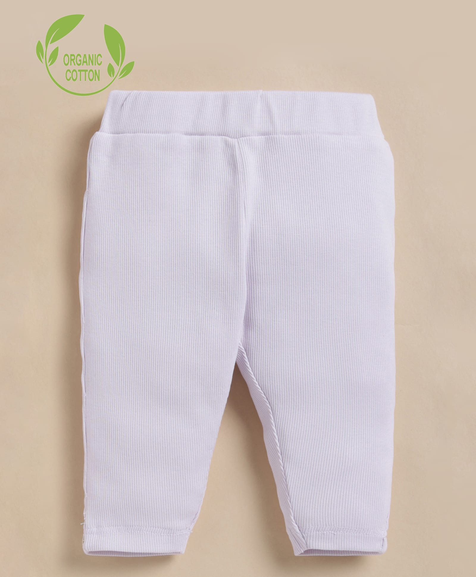 Cot & Candy Organic Cotton Knit Solid Leggings - Lavender-picture-16
