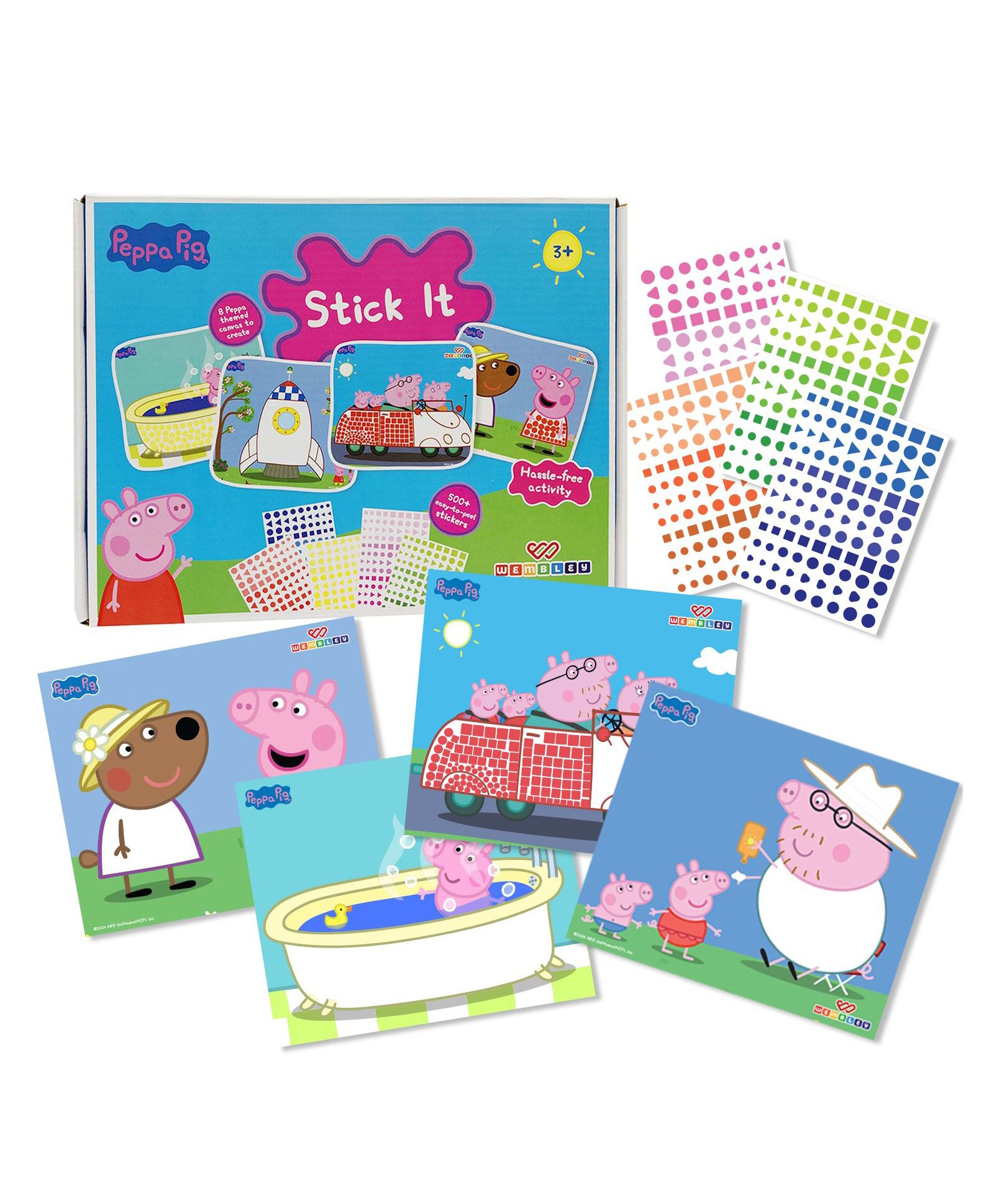 Wembley Toys Peppa Pig Theme Stick It Game - Multicolor-image-16