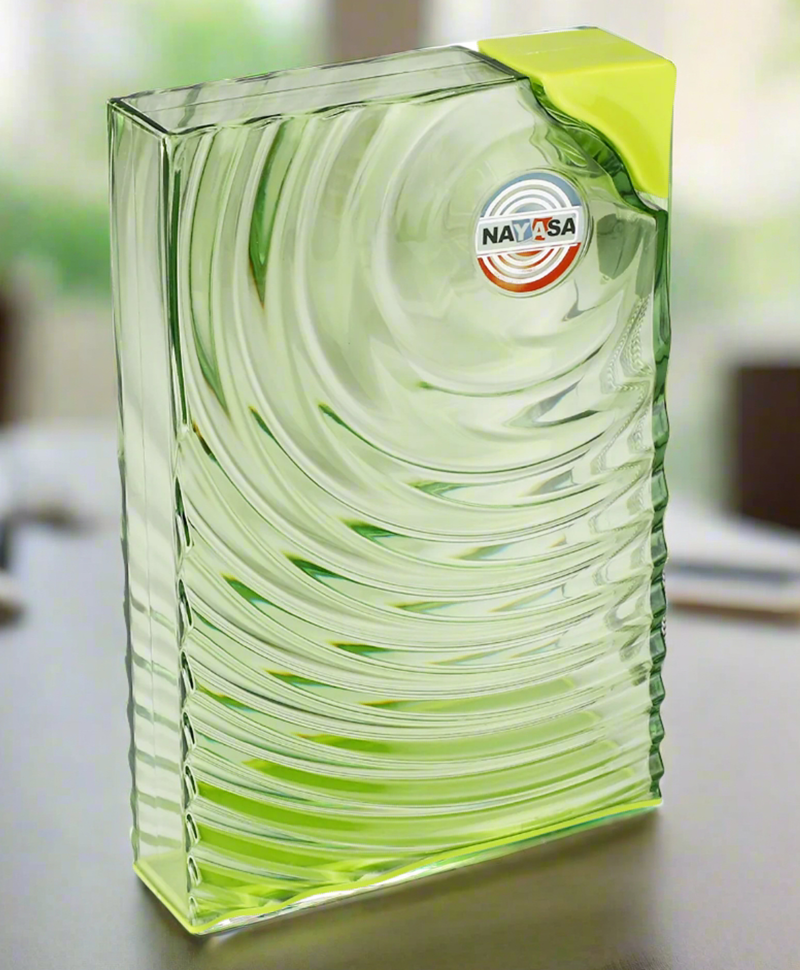 Nayasa Notebook Alpha 580 ml Slim Bpa Free Bottle With Band, Green-picture-38