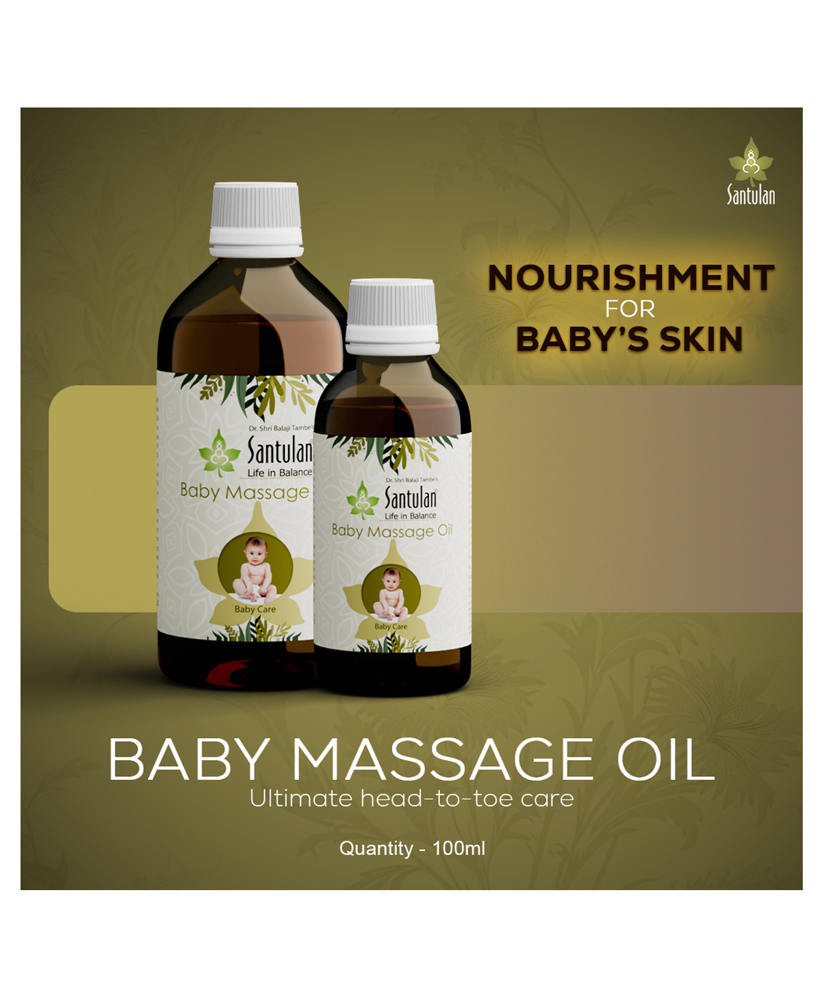 Santulan Baby Massage Oil - 100 ml-picture-25