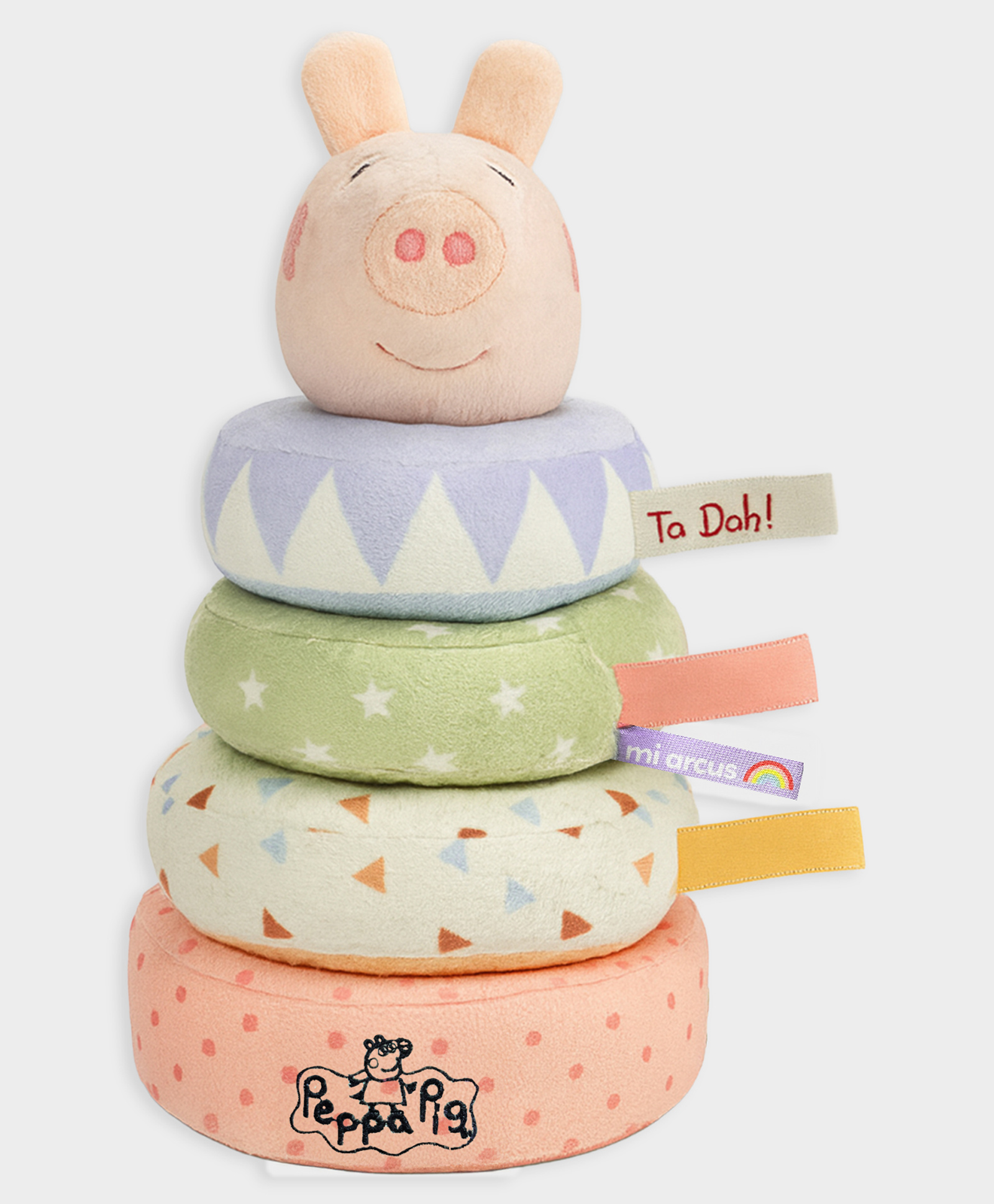 Mi Arcus Peppa Pig Soft & Plush Stacker Toy- Multicolor-picture-16