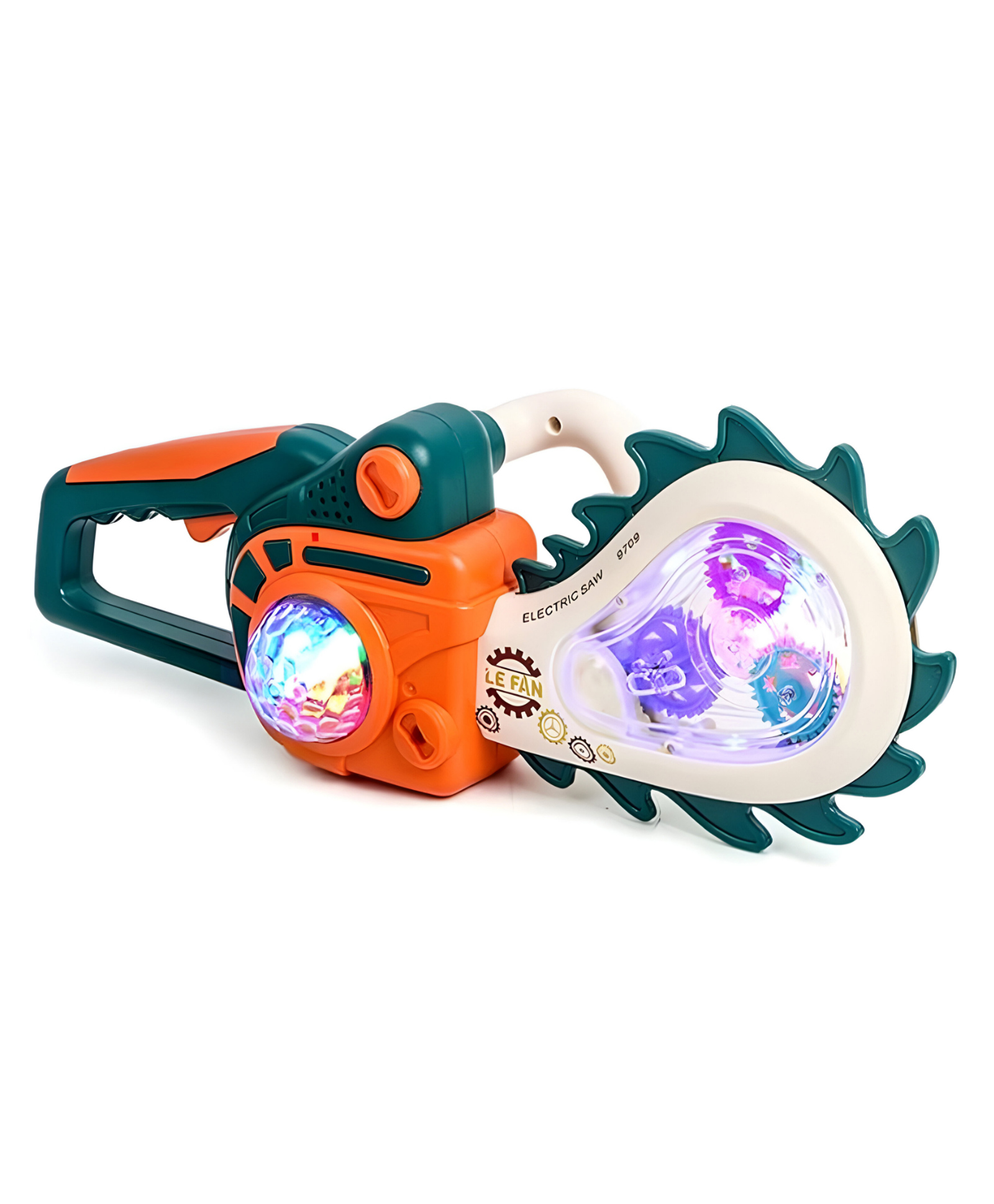 NEGOCIO Electric Chainsaw Toy with Sounds and Light Pretend Play Power Tools Electric Saw Toy for Kids - PACK OF 1- COLOR MAY VARY-image-29