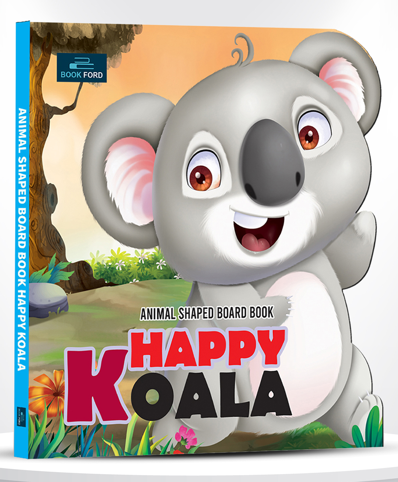 Happy Koala Animal Shaped Story Board Book - English-image-46