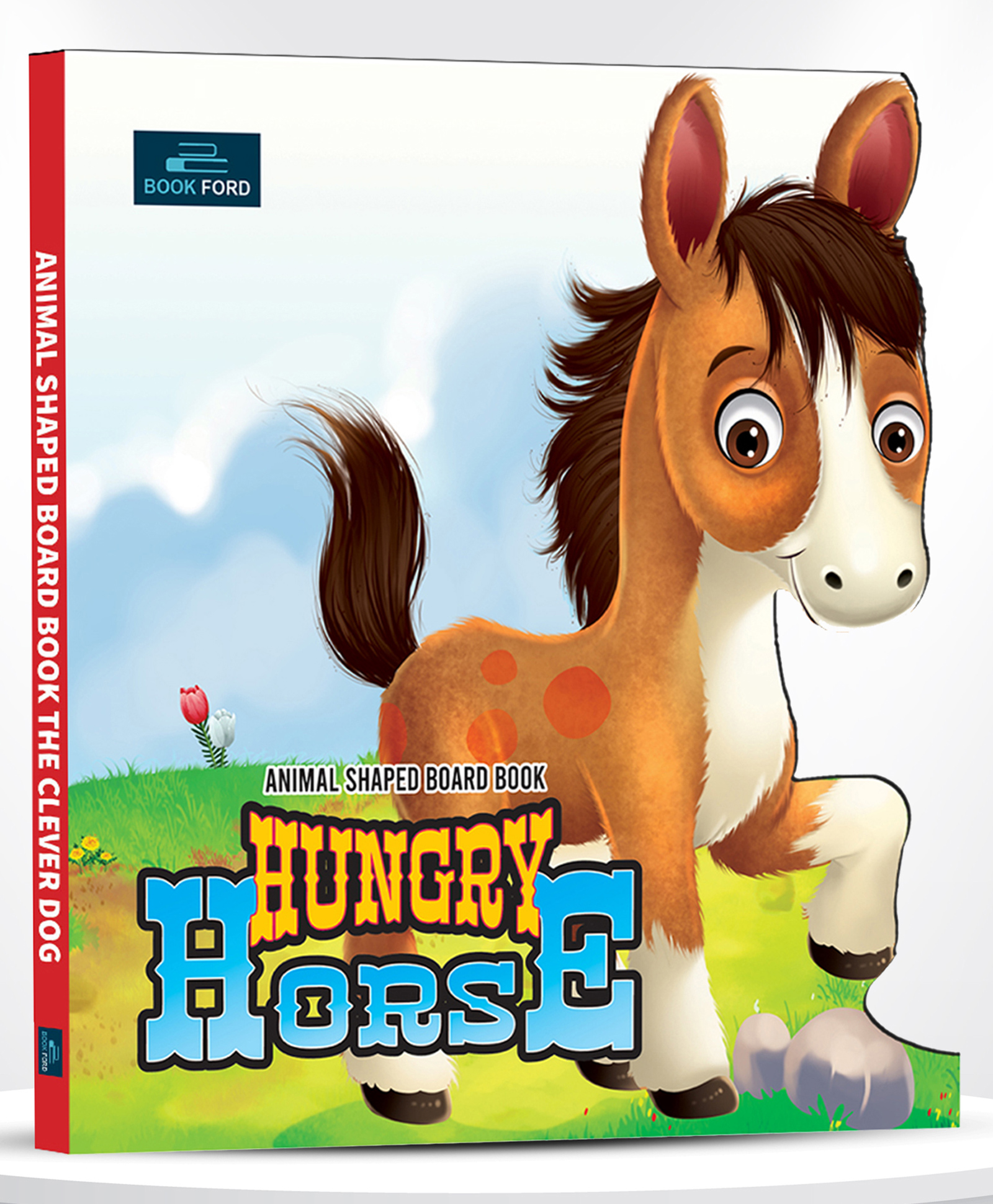 Hungry Horse Animal Shaped Story Board Book - English-image-31