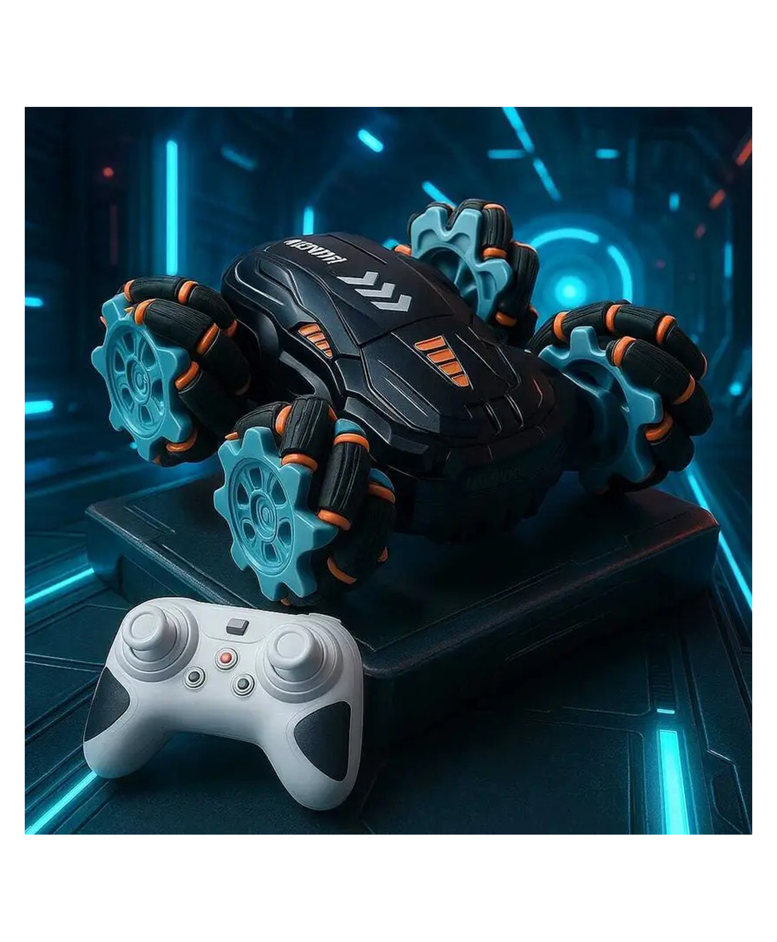 NIYAMAT Remote Control Drift Stunt Car 4WD Racing RC Car 360° Rotating Dual Sided Climbing High-Speed Tumbling Cross Off Road Car for Boy Girl-picture-45