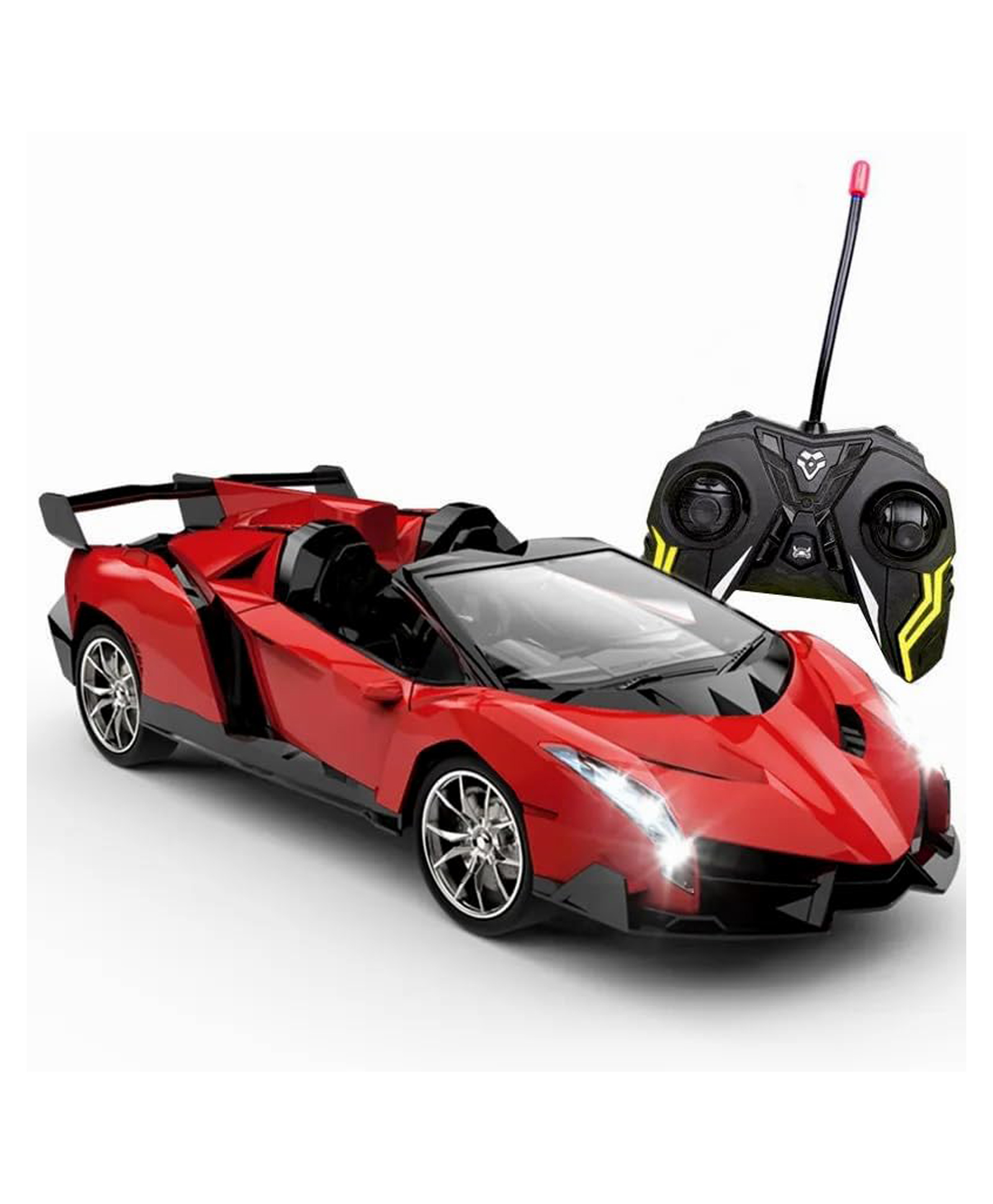NIYAMAT Remote Controlled Lamborghini Sports Car, Super Racing Sports High Speed Toy Vehicle, Motor RC Chargeable Cars for Kids Multicolor-image-41