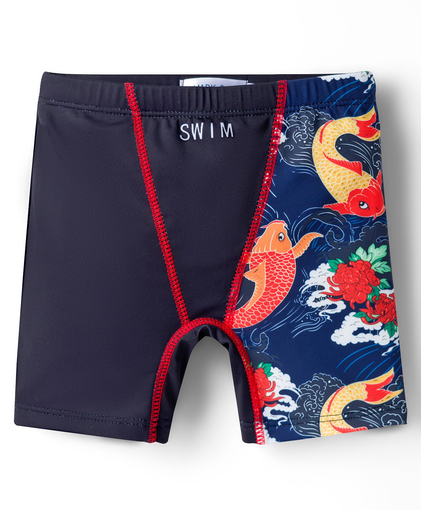 Mark & Mia Sea Life Printed Swimming Trunk - Black-image-34