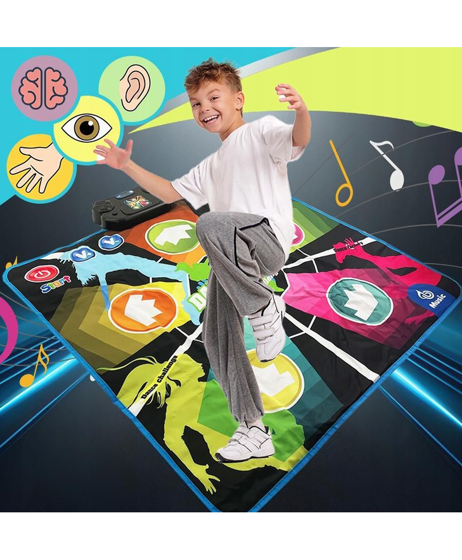 Sanjary Kids Musical Dance Mat The secret weapon for kids to learn while dancing and grow happily color design may vary-picture-31