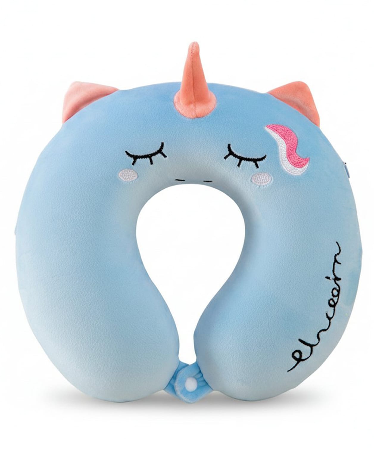 ZQBIEE Unicorn Theme Travel Neck Pillow for Kids-BLUE-picture-45