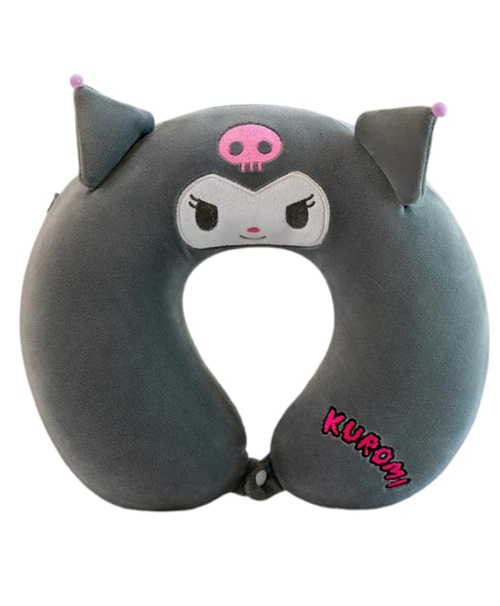 ZQBIEE Cartoon Theme Travel Neck Pillow for Kids - GREY-picture-48