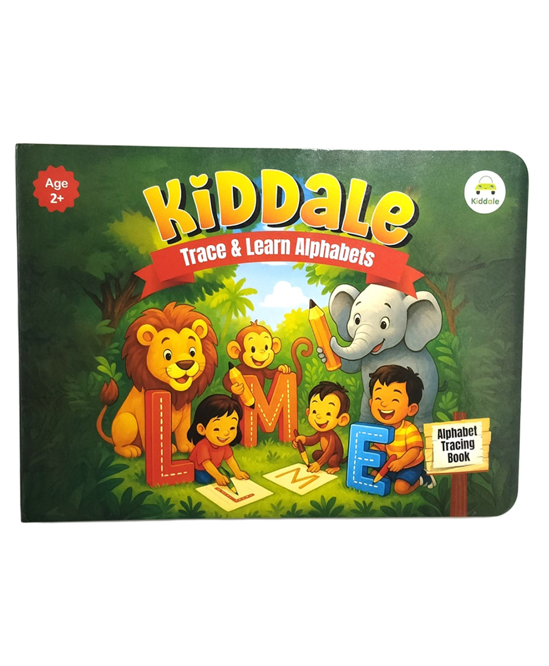 Kiddale Trace & Learn Alphabets Book for Kids 2+ | Non-Sound Writing Practice Book | Early Learning Alphabet Tracing with AZ | Fine Motor Skill Development for Toddlers-image-12