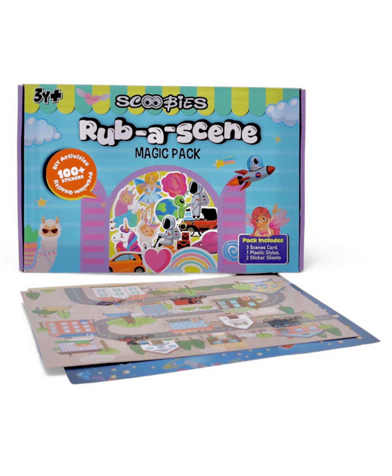 Scoobies Rub-A-Scene Stickers DIY Transfer Sticker Activity Kit for Kids 4+-image-9
