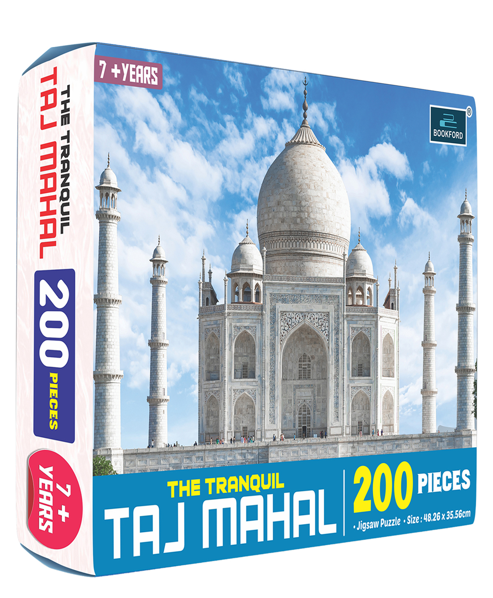 bookford publications Bookford The Tranquil Taj Mahal Jigsaw Puzzle Game & Fun And Learning 200 Pieces-picture-20