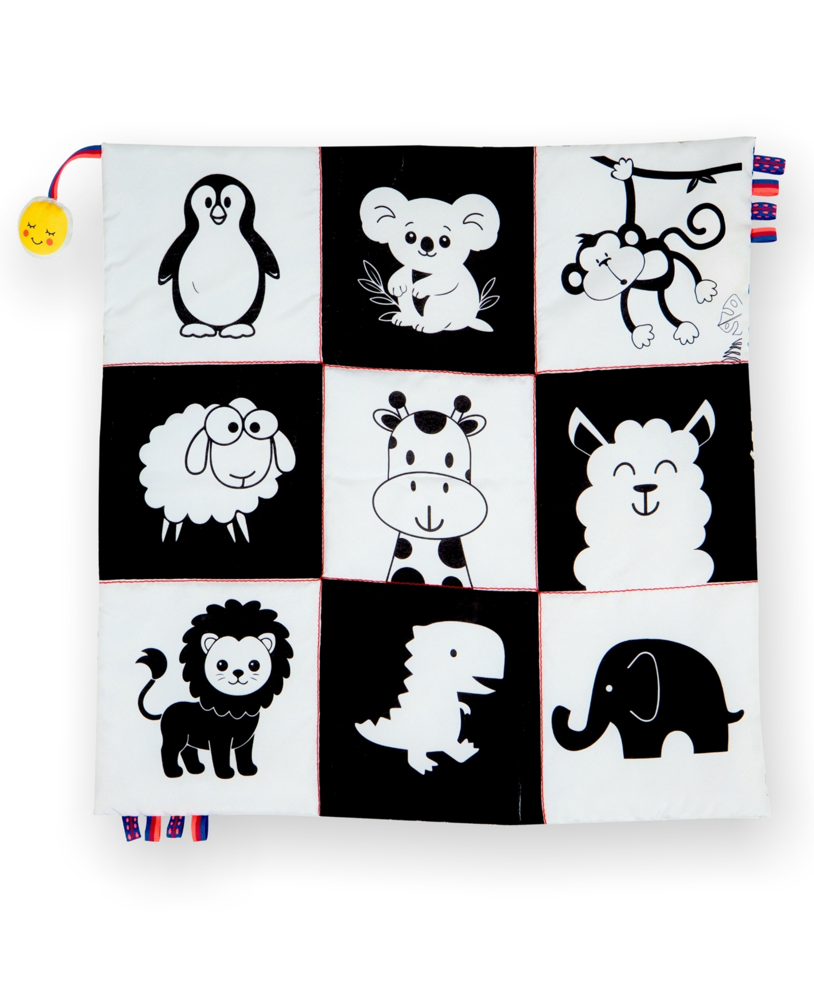Tidy Sleep - Animals| High Contrast Cloth Mat for Newborns-picture-2
