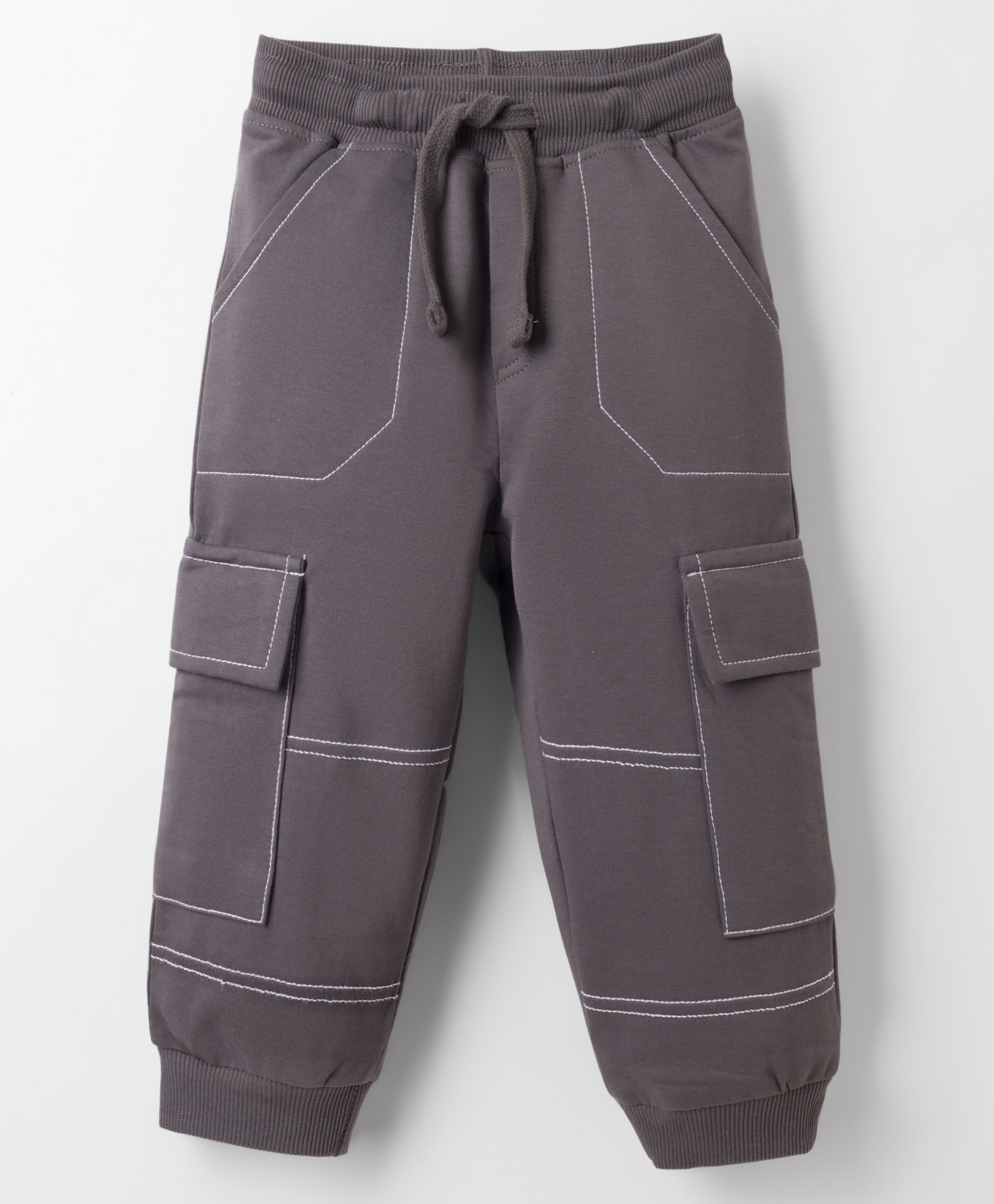 Honeyhap Premium 100% Cotton Knit With Bio Finish Full Length Solid Lounge Pant - Thunderstorm-picture-14
