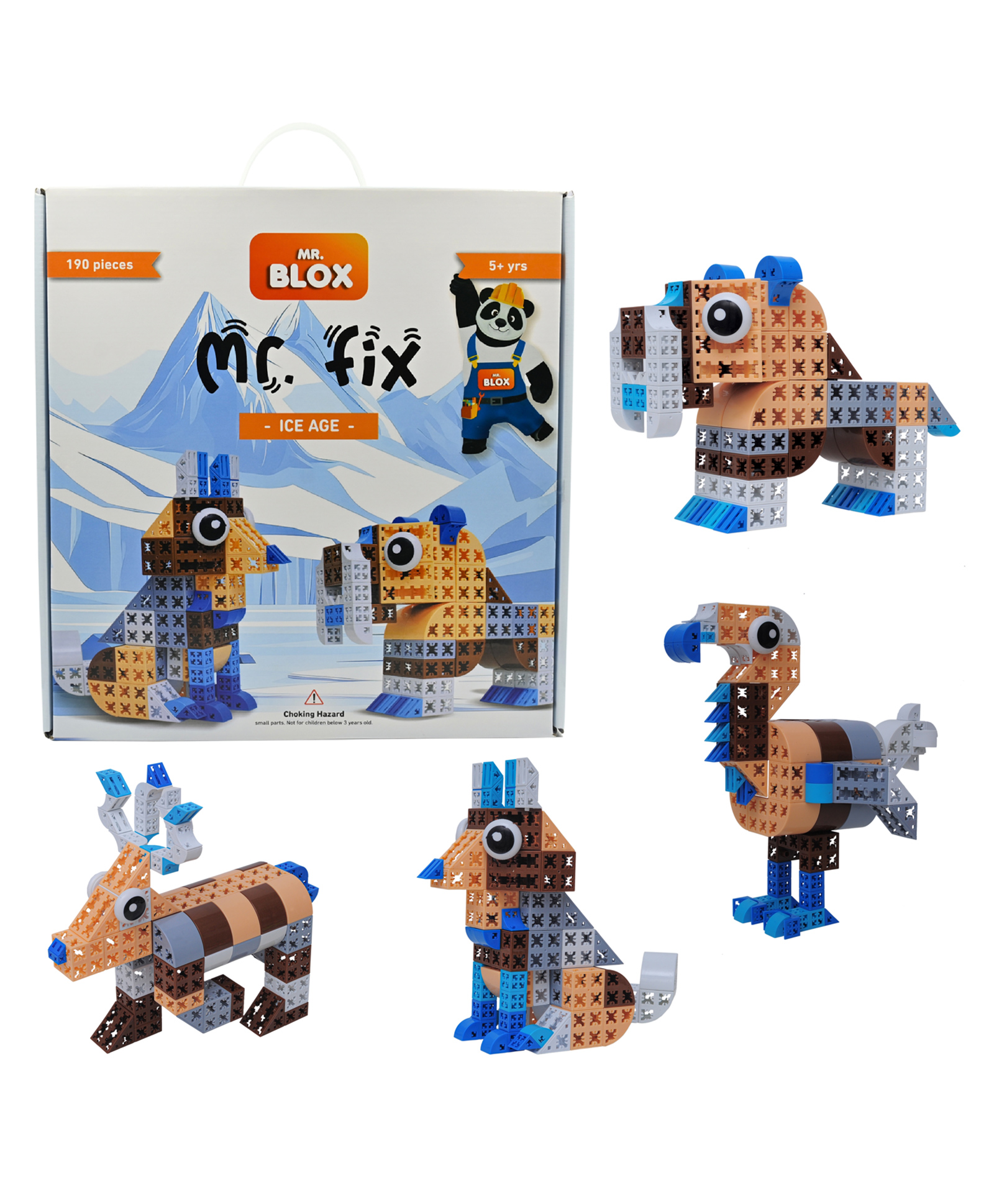 Mr. Blox - Mr.Fix - Ice age 190 Pieces Multicolour-image-9