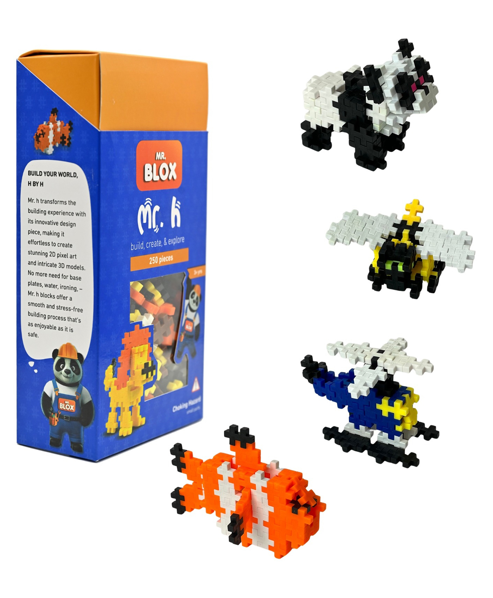Mr Blox - Mr. H - Small 250 Pieces Multicolour-image-0