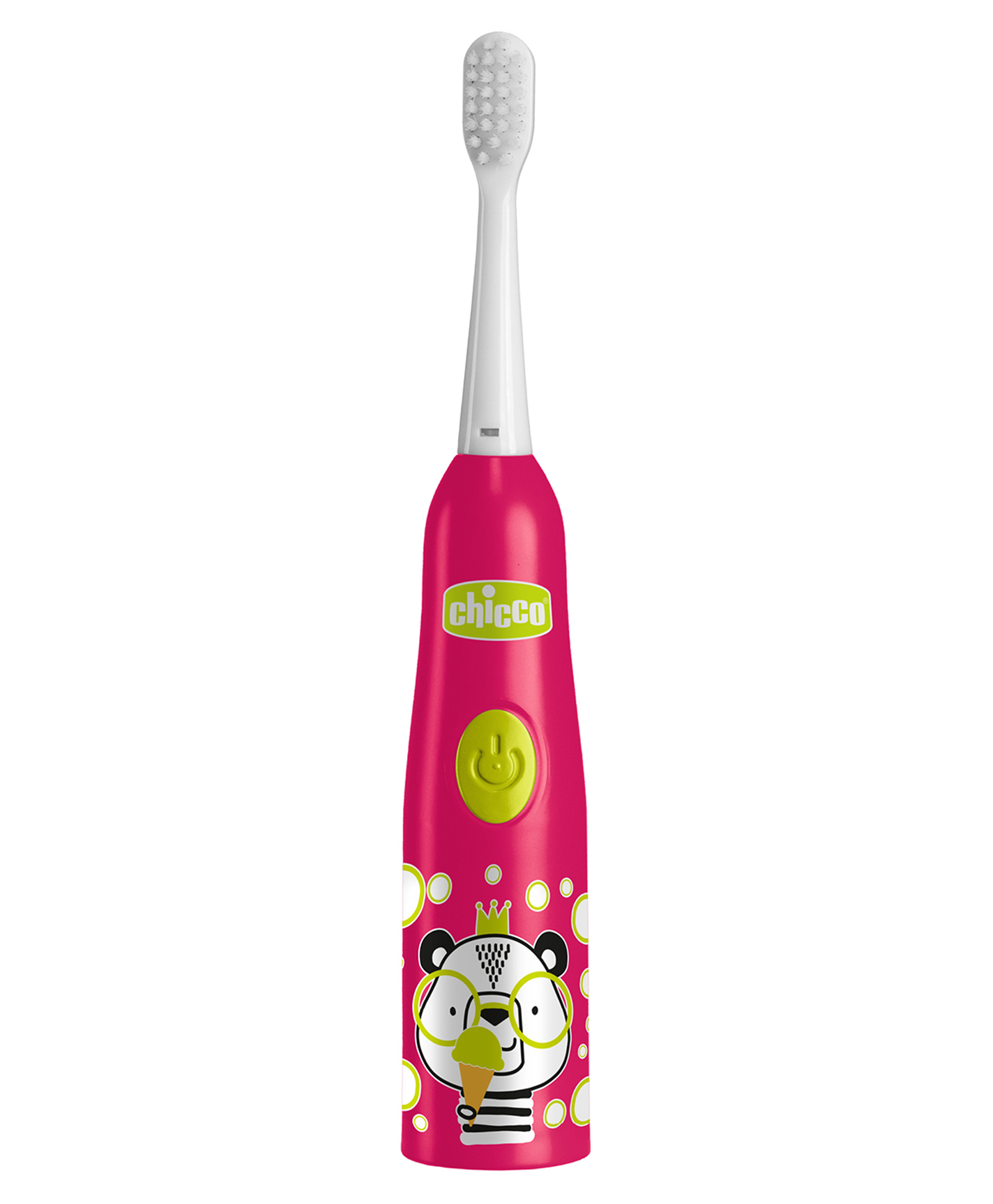 Chicco Panda Printed Electric Toothbrush with Easy Grip - Pink-picture-3