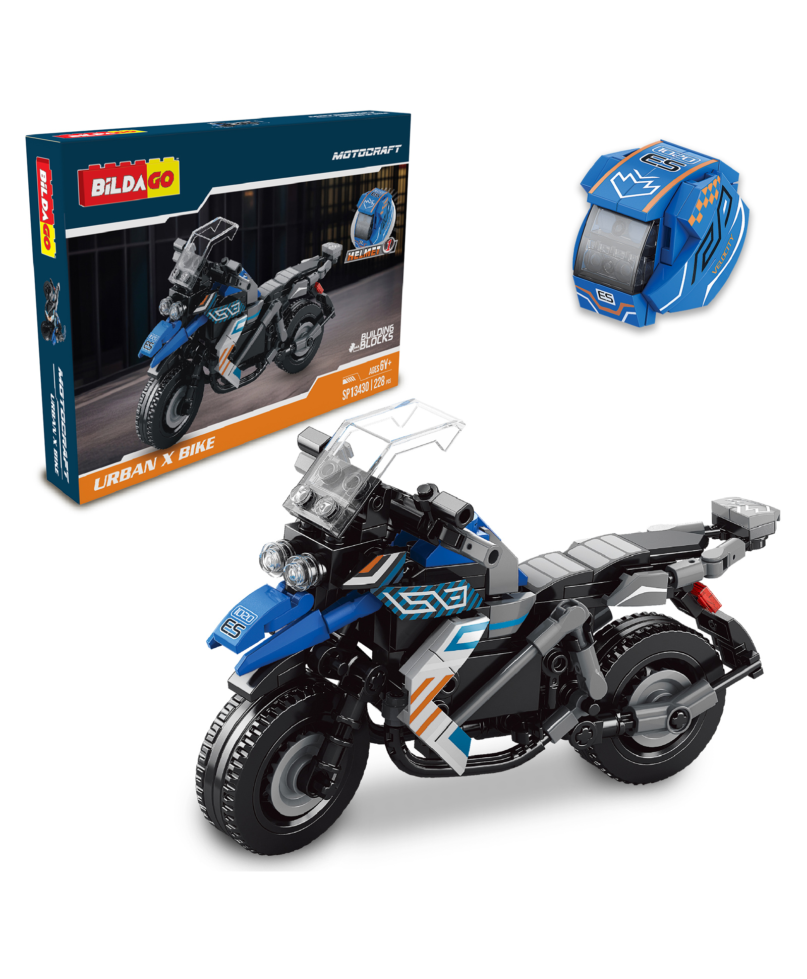 Bildago Motocraft Urban X Bike 228 Pieces - SP13430-picture-12