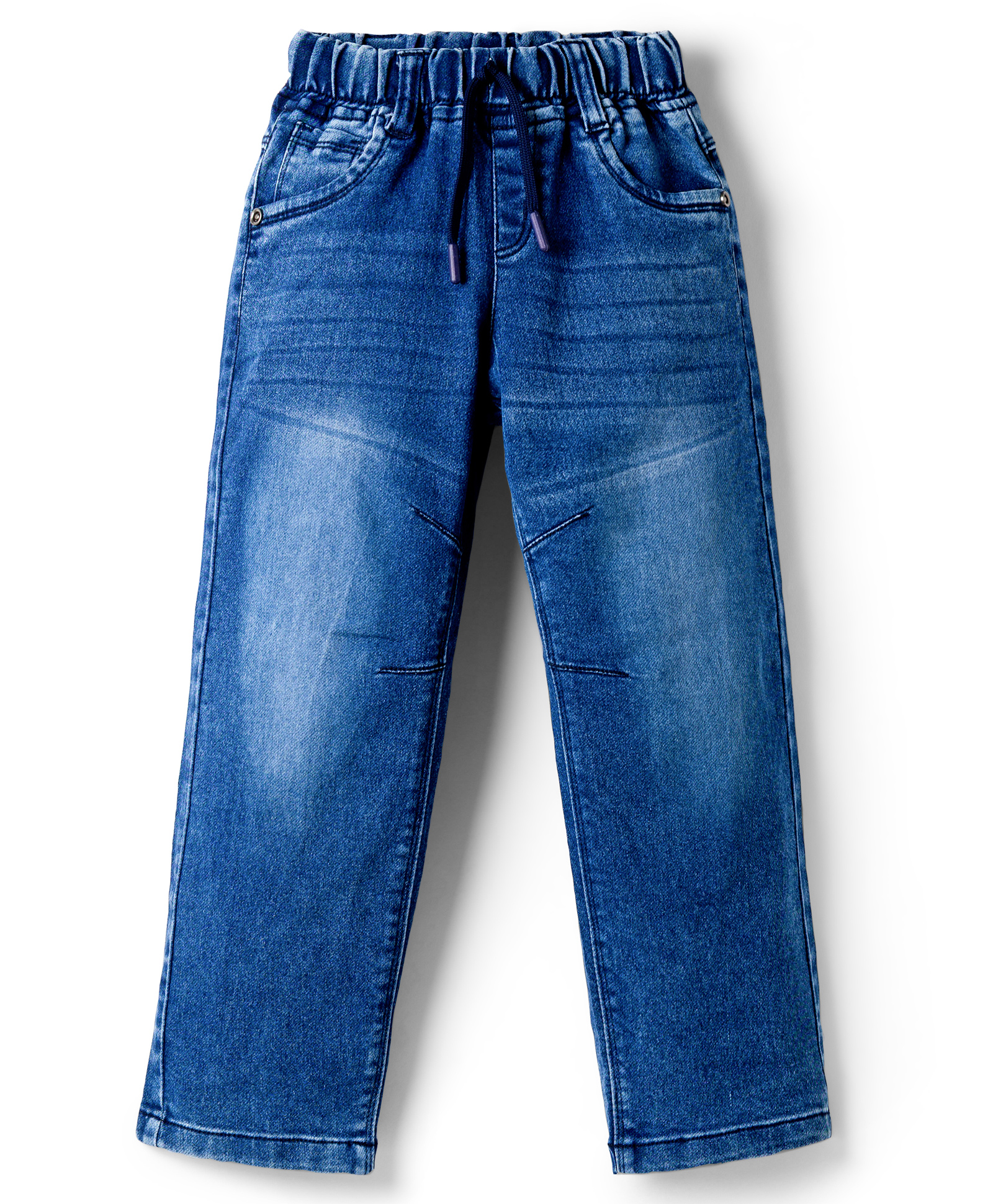 Olio Kids Woven Full Length Denim Jeans - Navy Blue-image-38