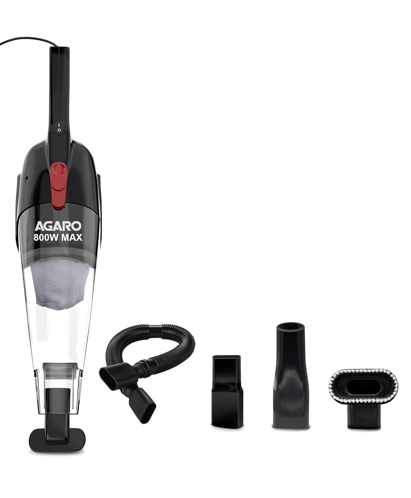 AGARO 800 W Regal Hand held Vacuum Cleaner - Black-image-2