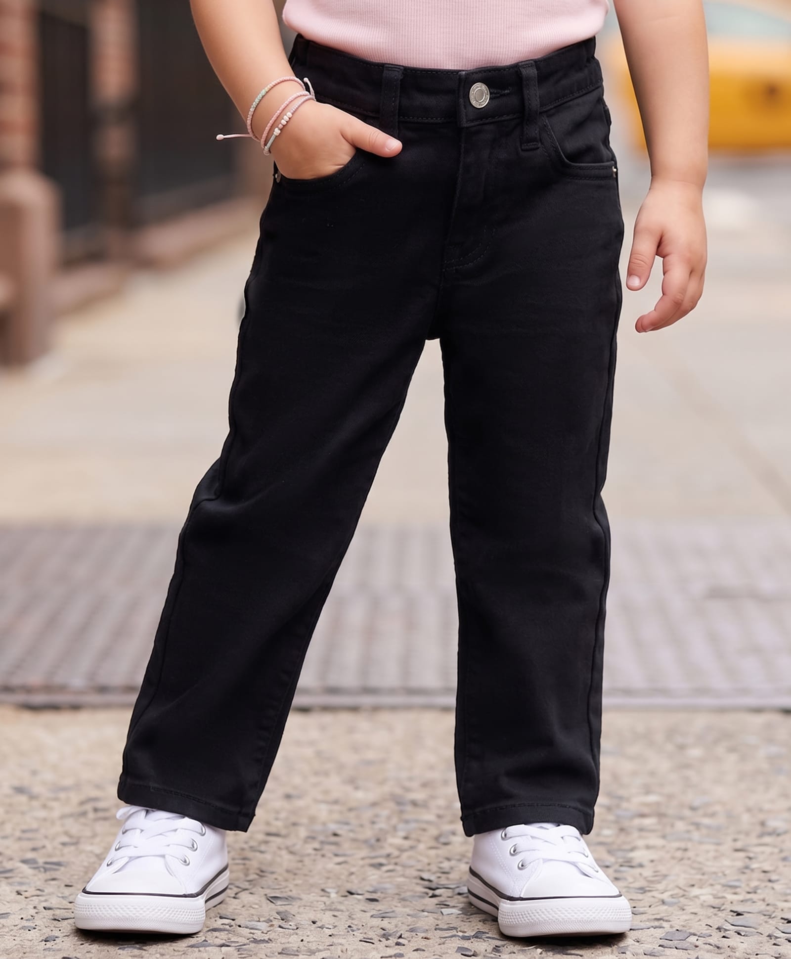 kookie kids india Kookie Kids Denim Full Length Washed Jeans - Black-picture-20