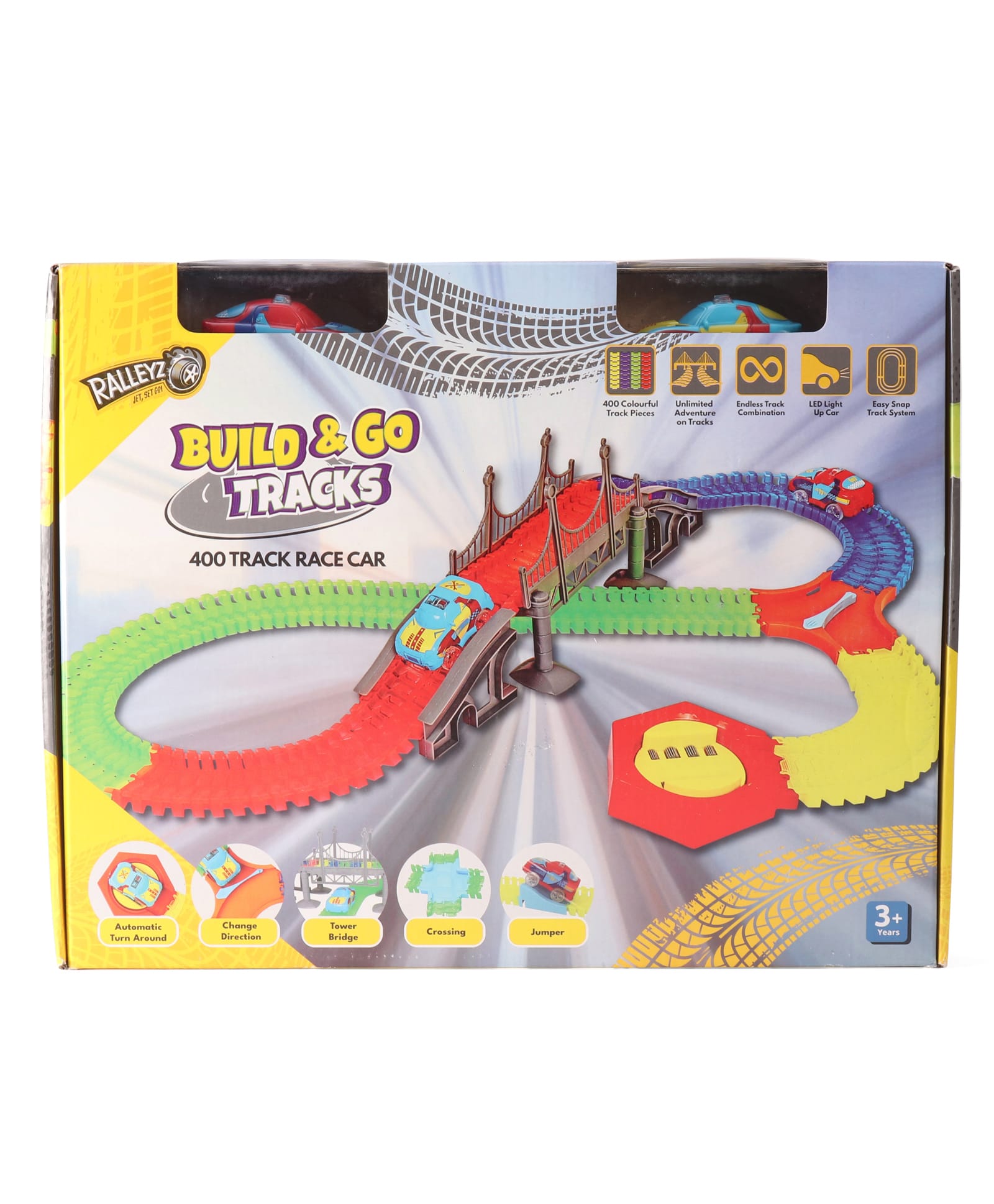 Ralleyz Build & Go Tracks 400 Pieces - Multicolor-picture-20