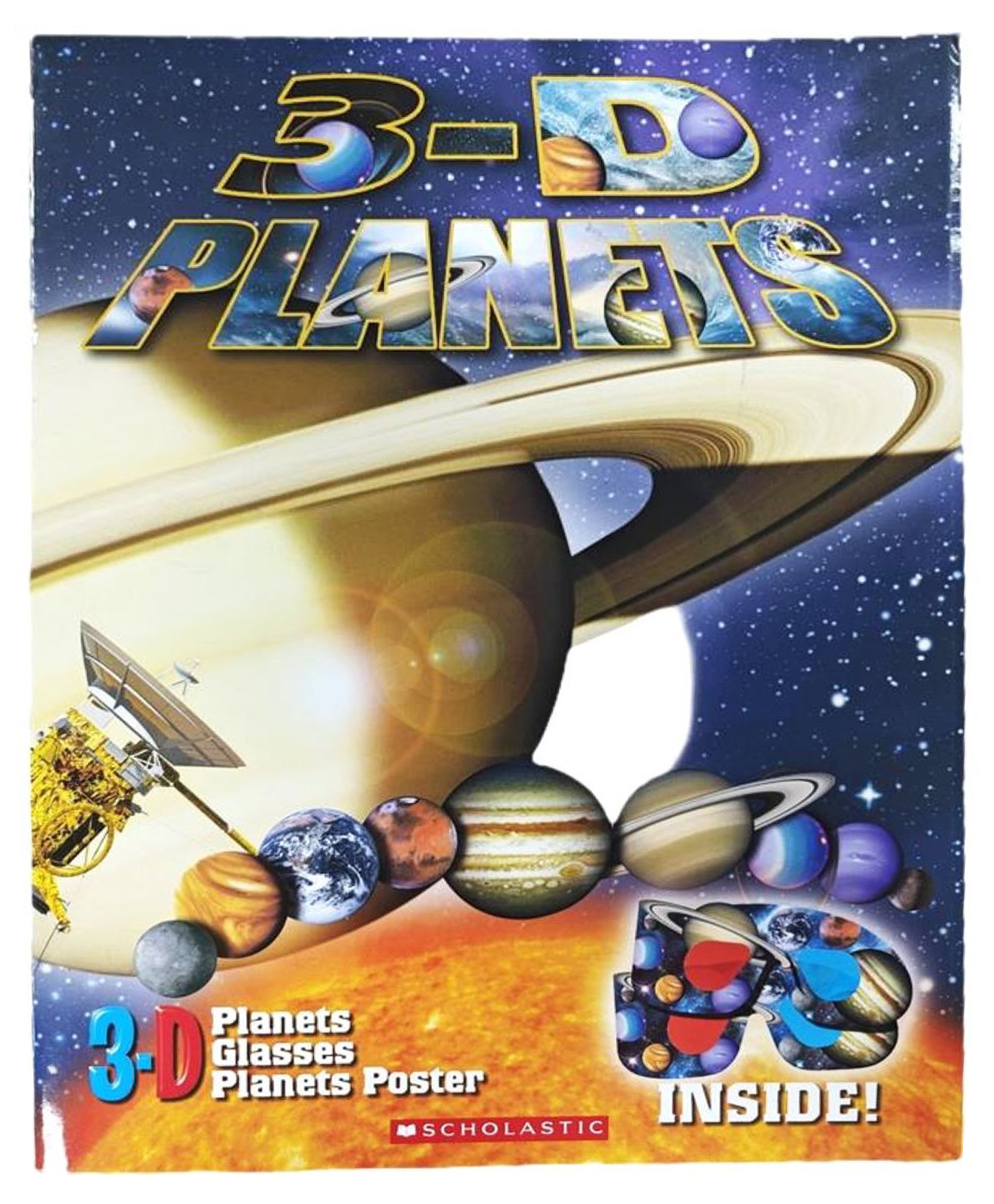 3D Planets (The 3D Book) Picture Books John Strake English-image-13
