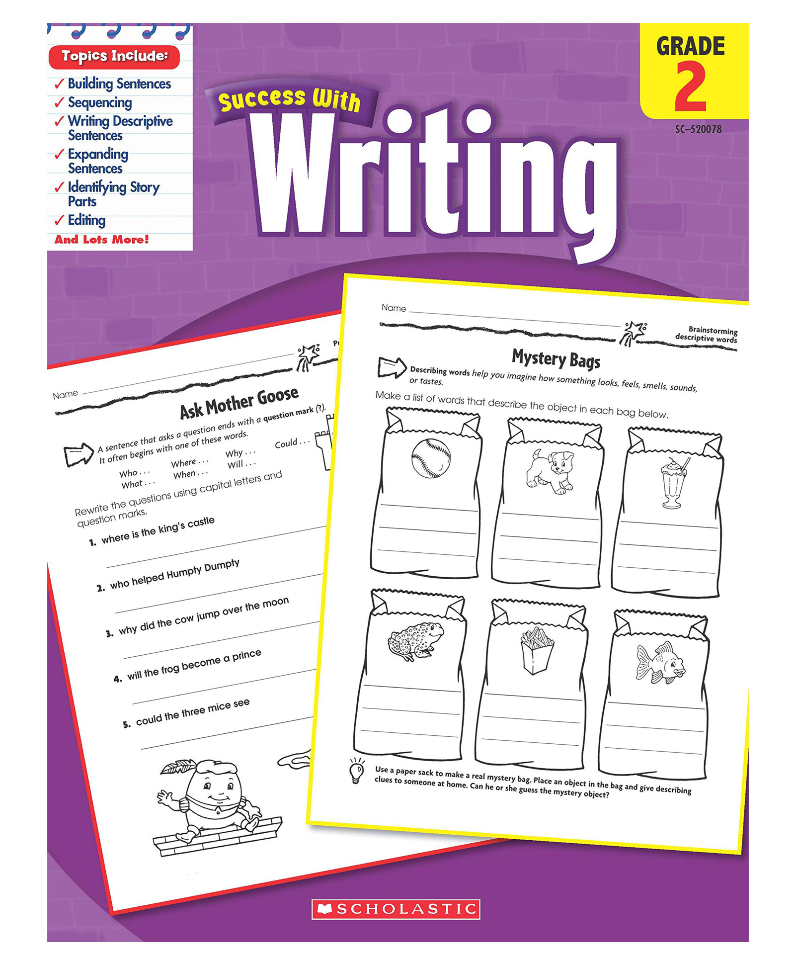 Scholastic Success With Writing Grade 2 Reading & Learning Books Lisa Molengraft English-image-23