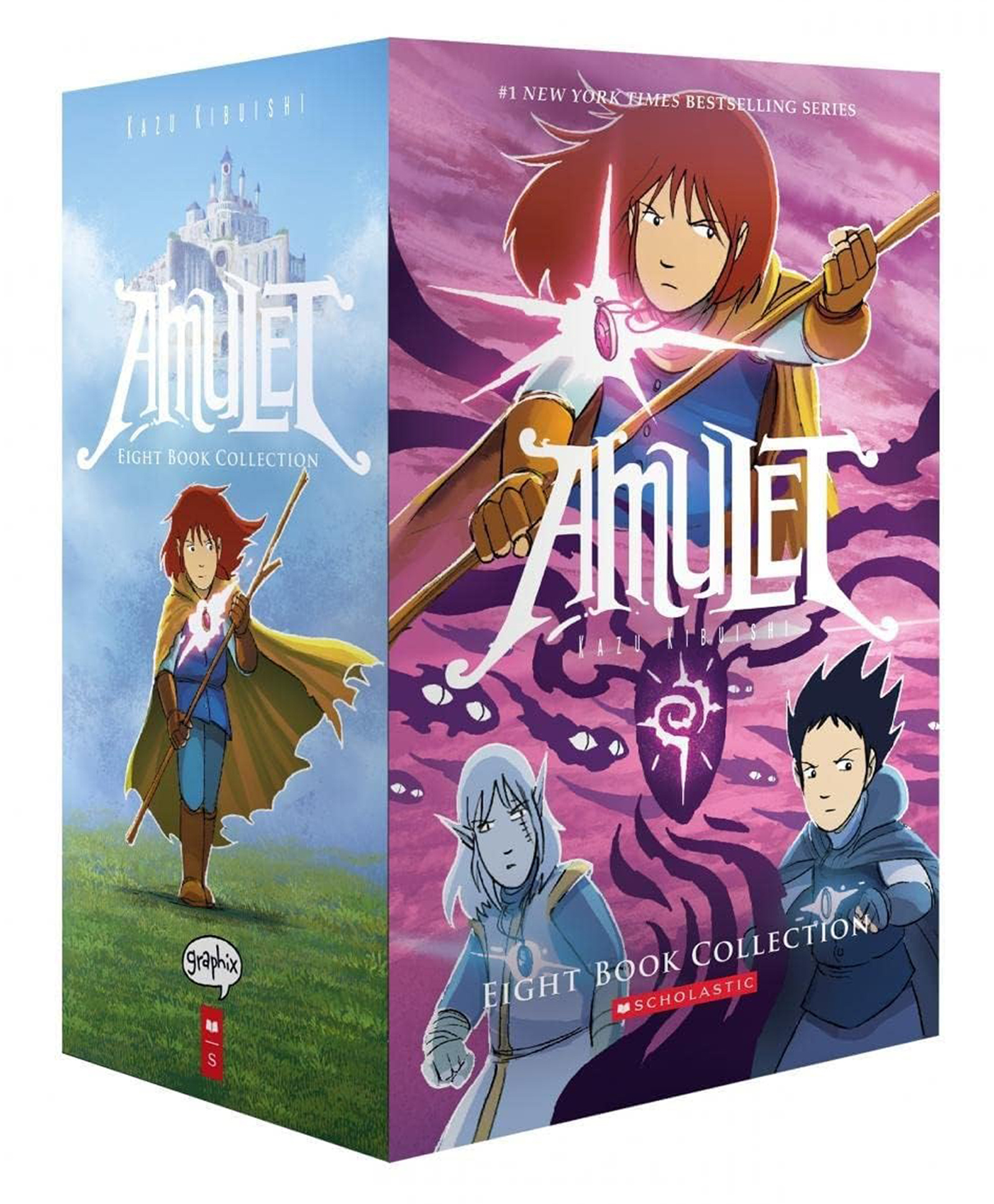 Amulet Box-set (8 Books) Story Books Kazu Kibuishi - English-image-22