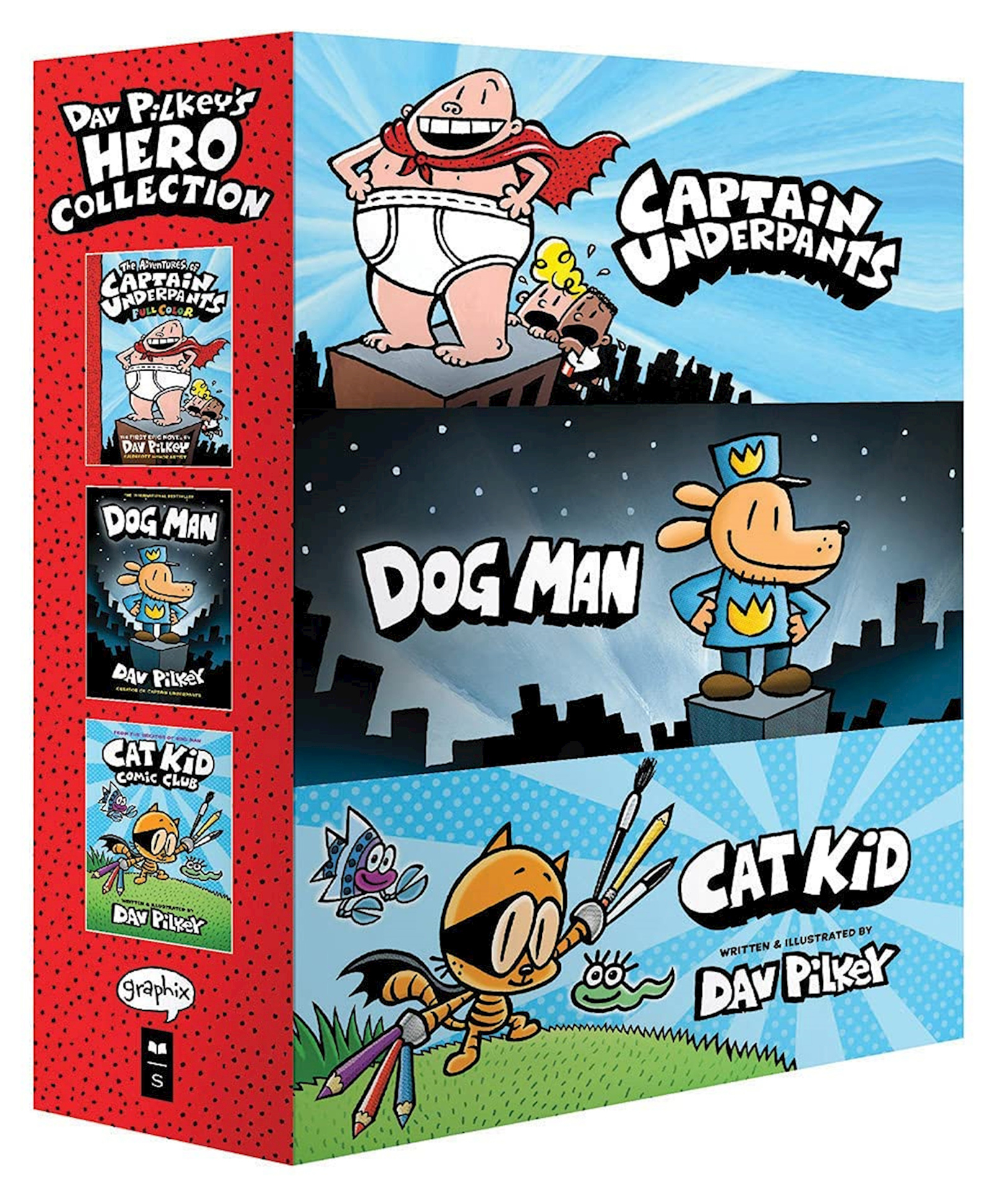 Dav Pilkey's Hero Collection: 3-Book Boxed Set Story Books Dav Pilkey - English-image-27