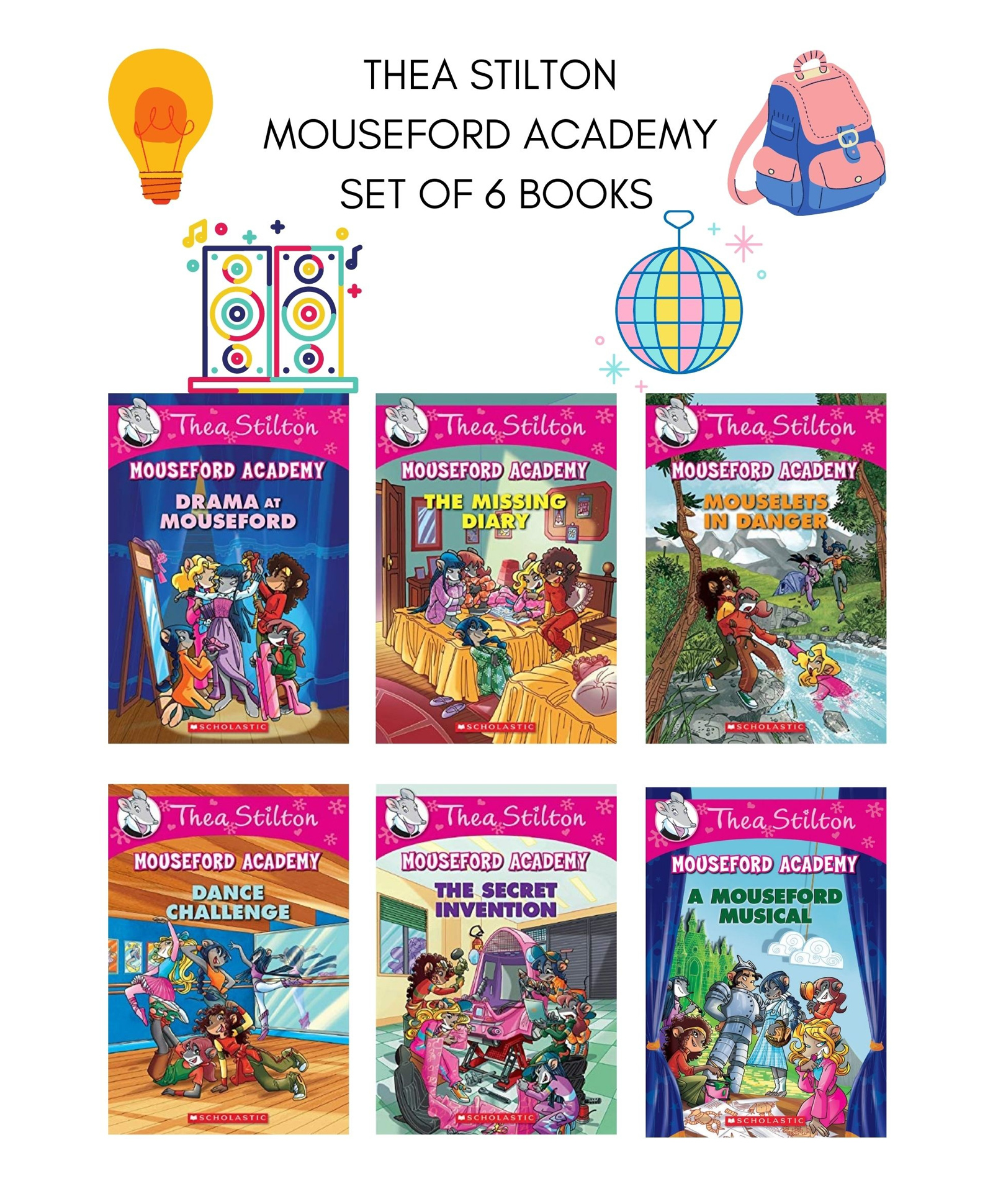 Thea Stilton Mouseford Academy Box-set (6 Books) Story Books Thea Stilton - English-image-42