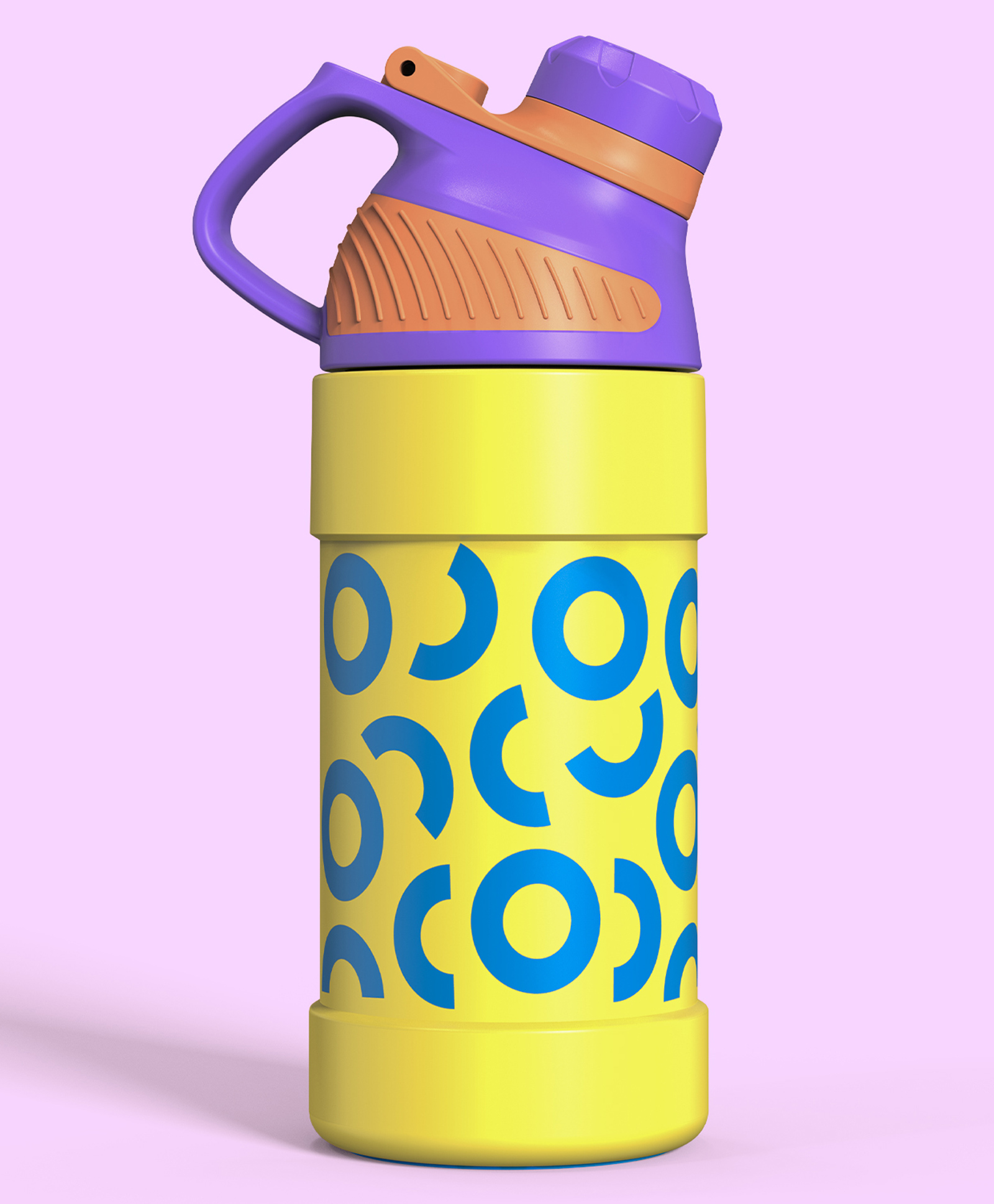 Rabitat Mizu Vacuum Insulated Bottle Loopy Rounds - 410 ml-image-19