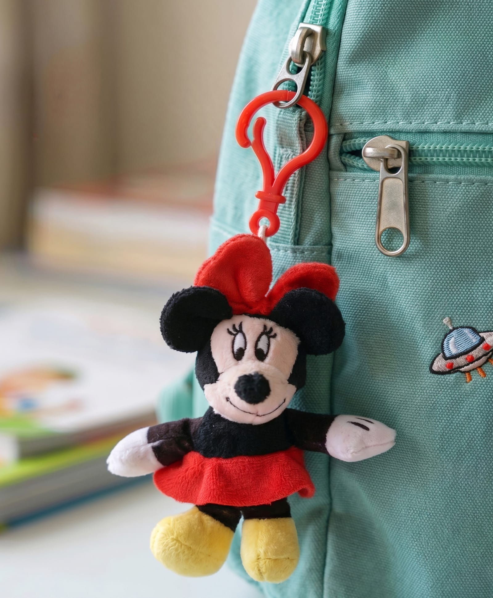 Babyhug Disney Minnie Mouse Soft Toy Keychain for Kids| Mini Plush Character with Hook for Bags, Keys & Backpacks| Ultra-Soft & Lightweight| Washable| Collectible Travel Buddy| BIS Certified-image-28