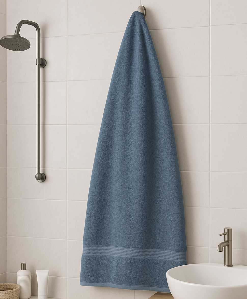 AAZEEM Bath Towels for Bathroom Clearance - 30 x 60 inches - 500 GSM - Light Thin Quick Drying - Soft 100% Cotton Absorbent Towel for Bath Fitness, Sports, Yoga, Travel, Gym Pack of 1-image-6