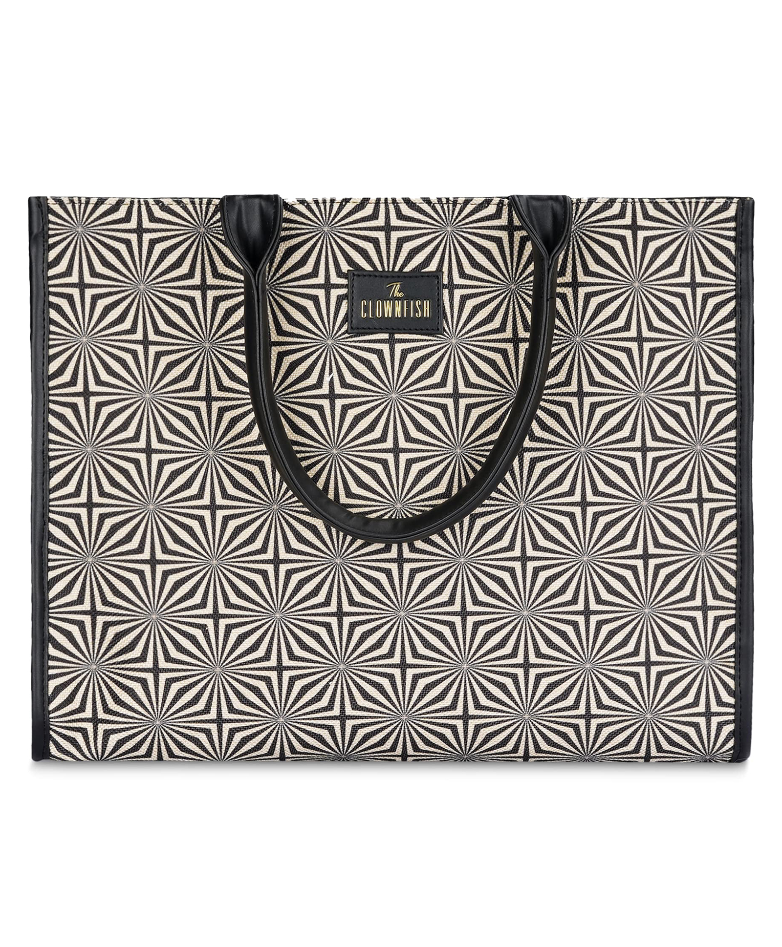 The Clownfish Womens Laptop Bag -(Opulence Black Geometr..-picture-22