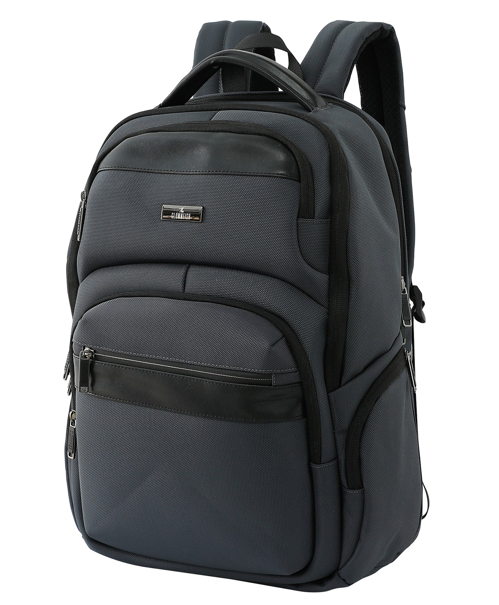 the clownfish 35 Litres unisex multipurpose 18 Inch laptop backpack|Grey|SL4006-GRY-picture-1
